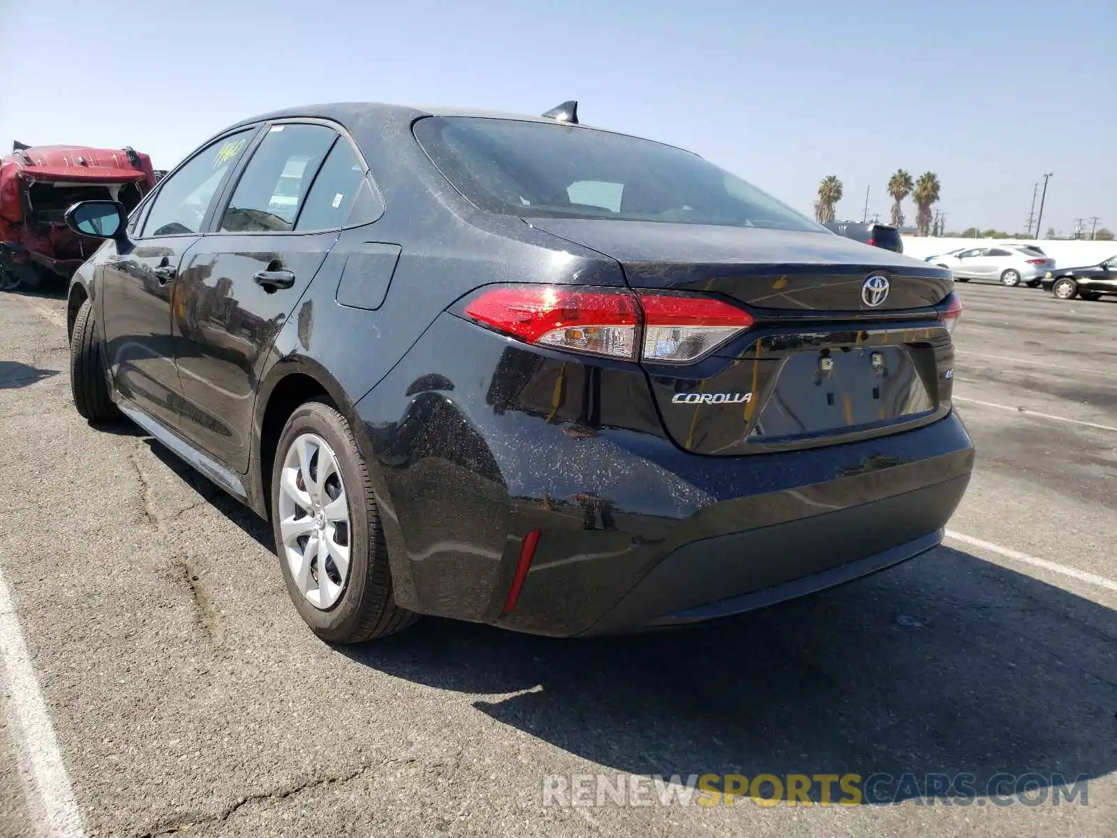 3 Photograph of a damaged car 5YFEPMAE7MP238121 TOYOTA COROLLA 2021