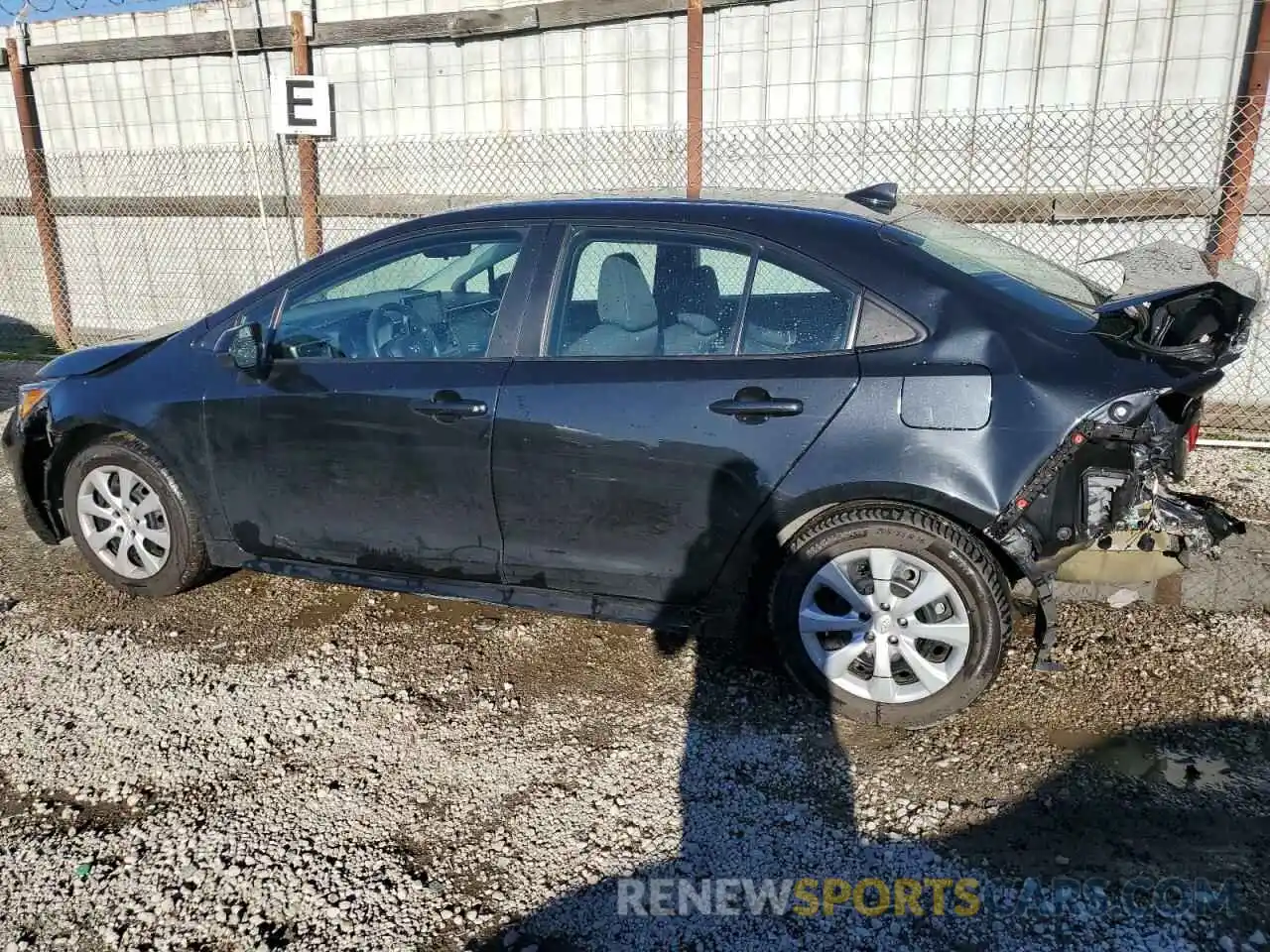 2 Photograph of a damaged car 5YFEPMAE7MP238409 TOYOTA COROLLA 2021