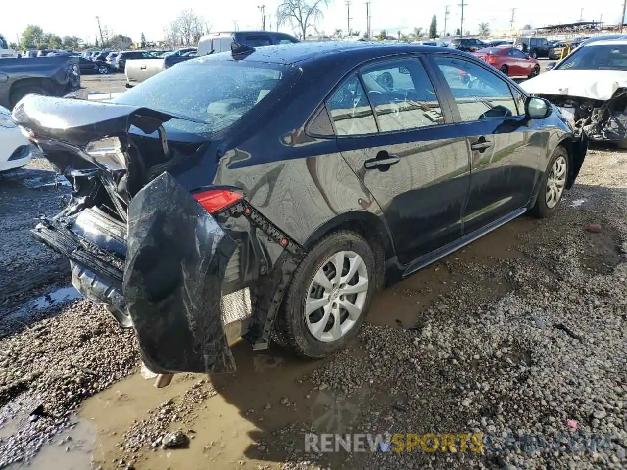 3 Photograph of a damaged car 5YFEPMAE7MP238409 TOYOTA COROLLA 2021