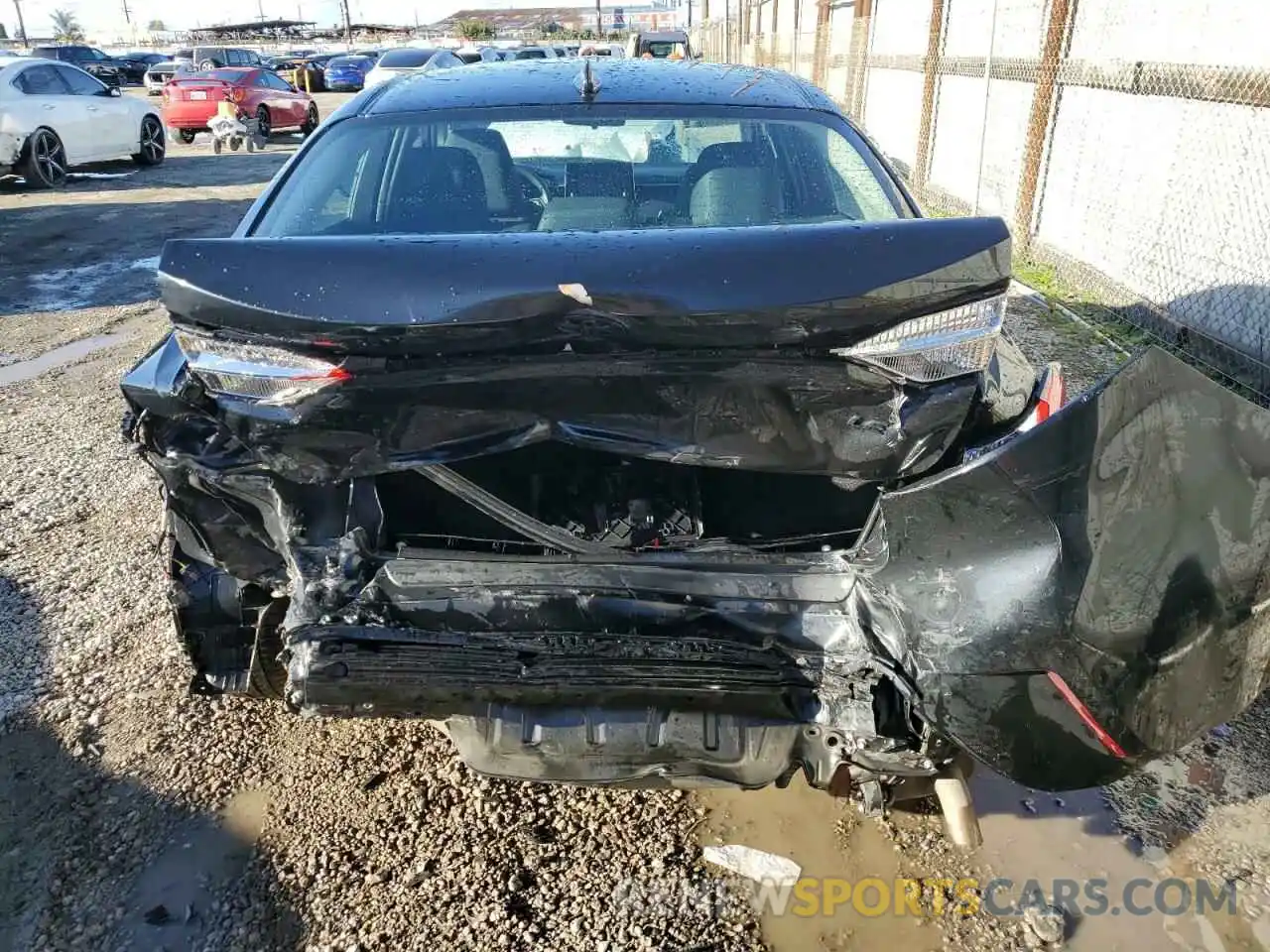 6 Photograph of a damaged car 5YFEPMAE7MP238409 TOYOTA COROLLA 2021