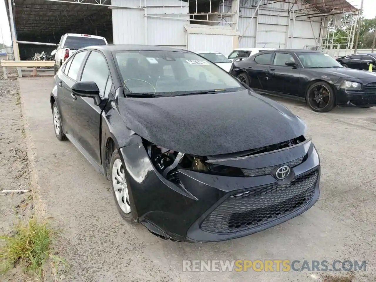 1 Photograph of a damaged car 5YFEPMAE7MP239138 TOYOTA COROLLA 2021