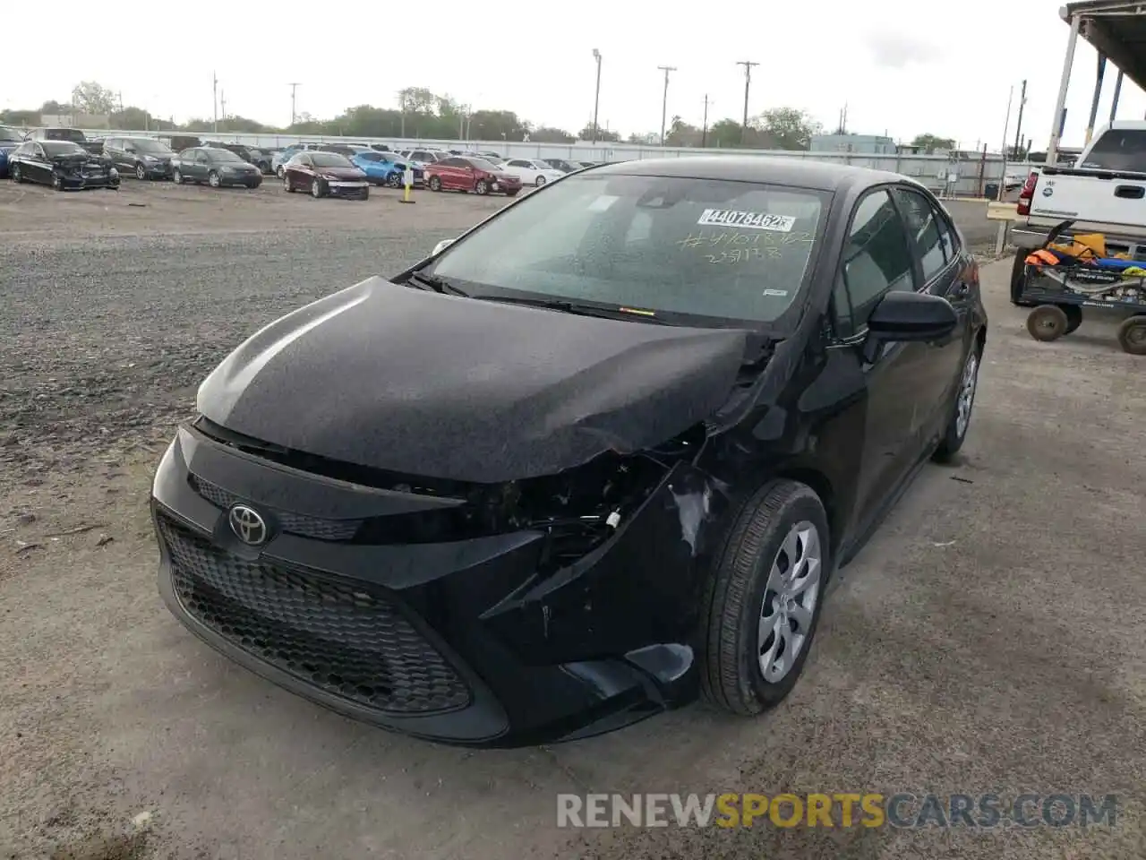 2 Photograph of a damaged car 5YFEPMAE7MP239138 TOYOTA COROLLA 2021