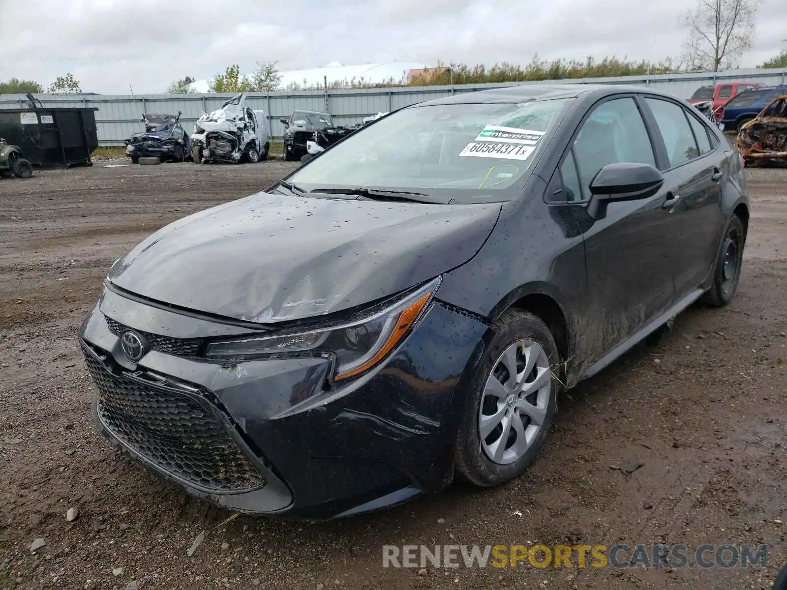 2 Photograph of a damaged car 5YFEPMAE7MP241116 TOYOTA COROLLA 2021