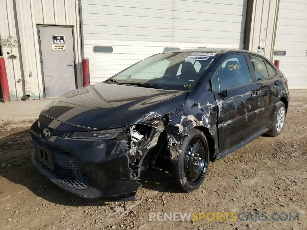 2 Photograph of a damaged car 5YFEPMAE7MP241567 TOYOTA COROLLA 2021