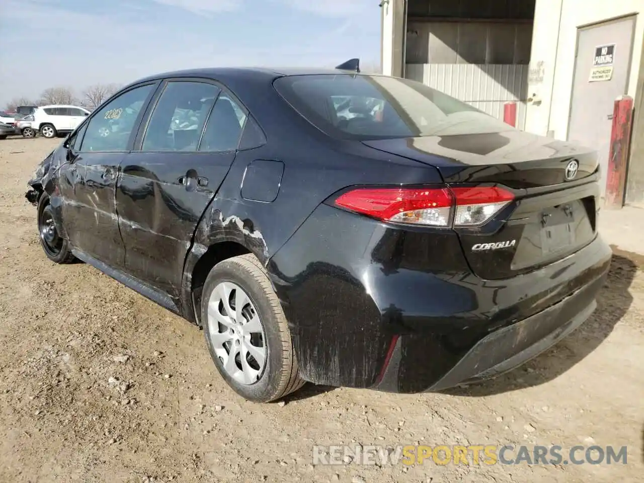 3 Photograph of a damaged car 5YFEPMAE7MP241567 TOYOTA COROLLA 2021