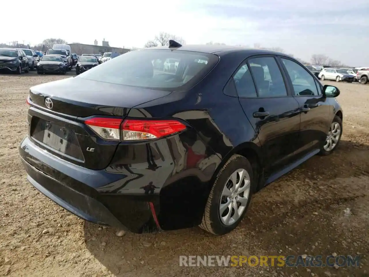 4 Photograph of a damaged car 5YFEPMAE7MP241567 TOYOTA COROLLA 2021