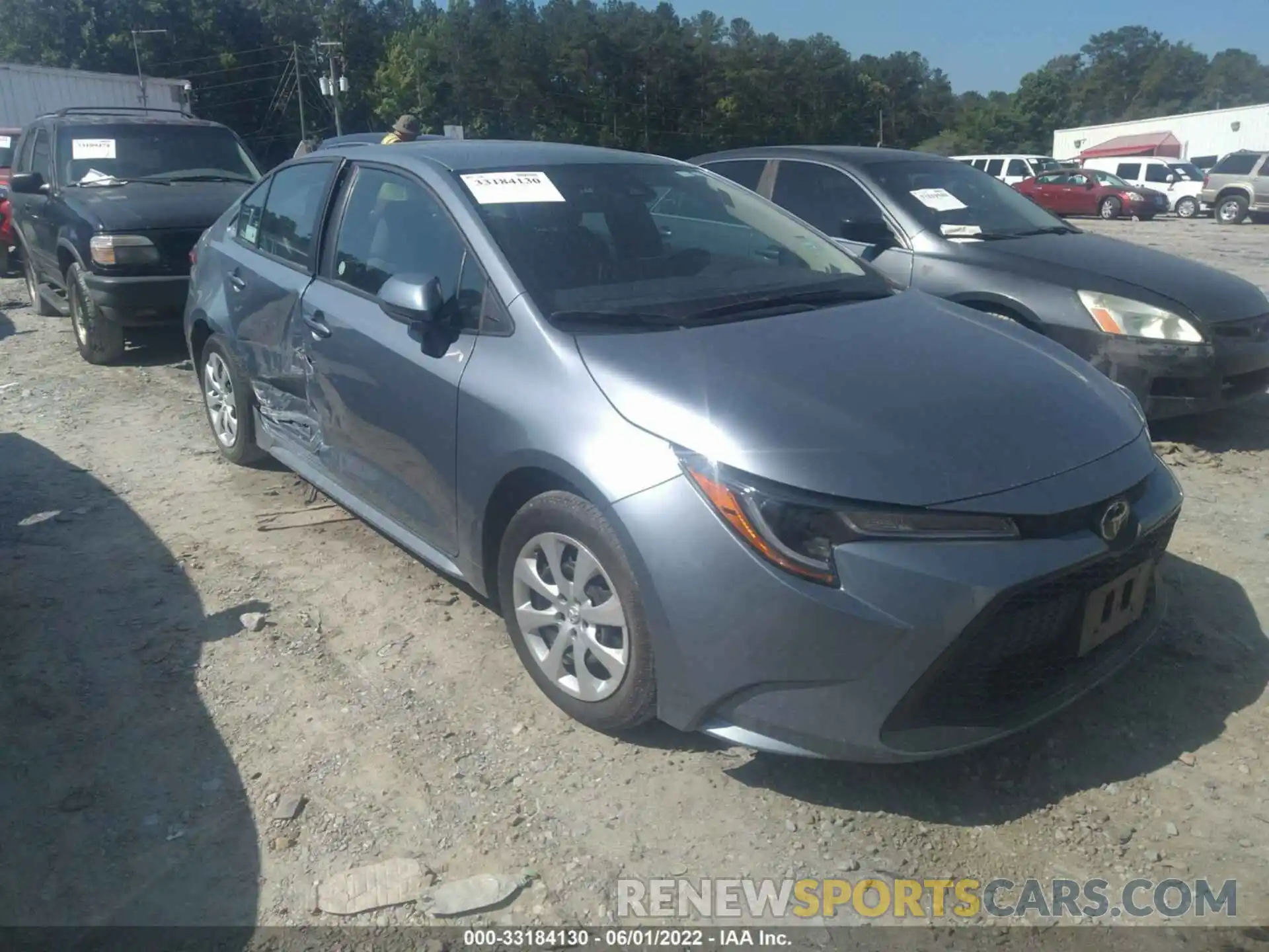 1 Photograph of a damaged car 5YFEPMAE7MP242184 TOYOTA COROLLA 2021