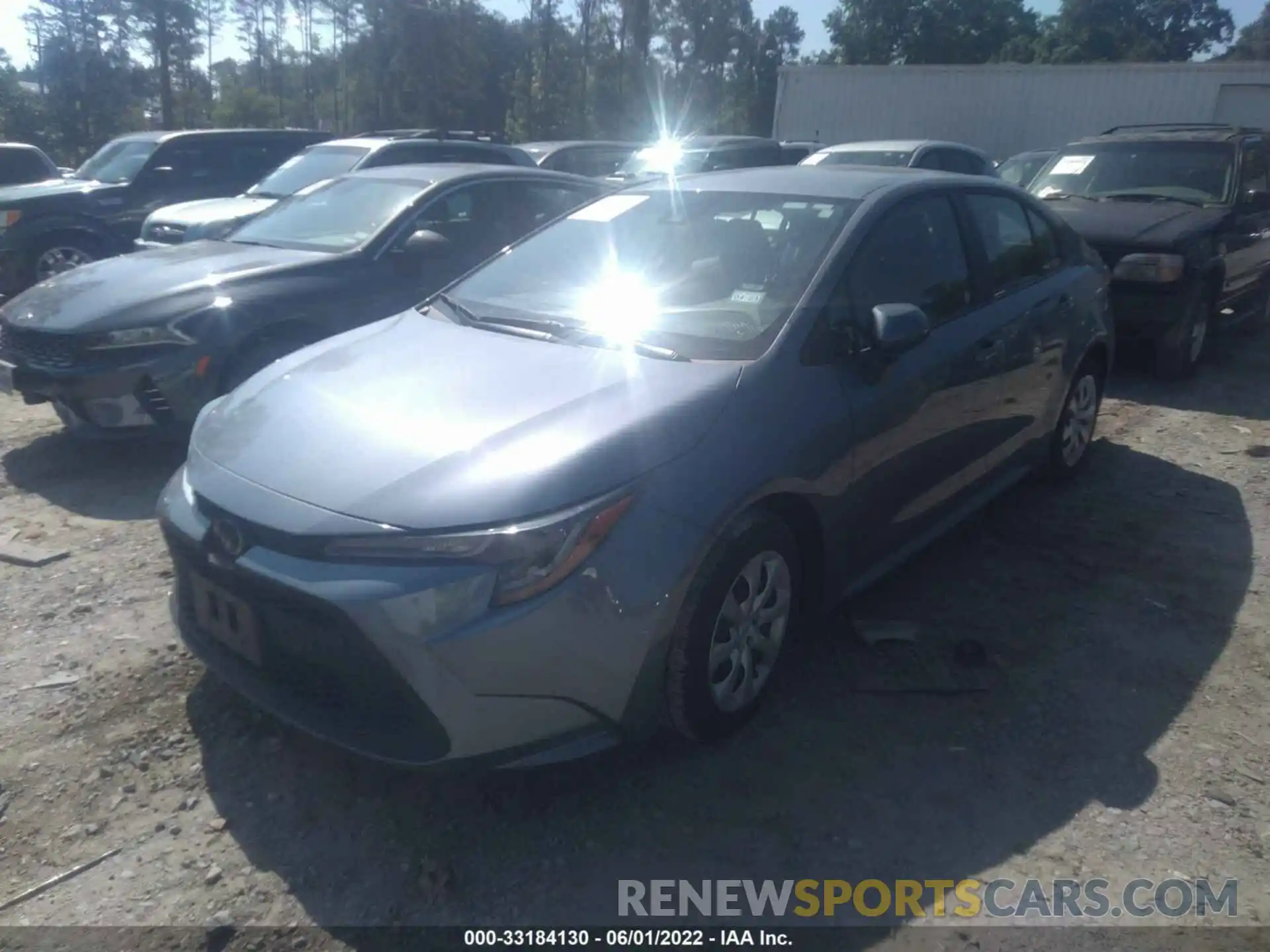 2 Photograph of a damaged car 5YFEPMAE7MP242184 TOYOTA COROLLA 2021