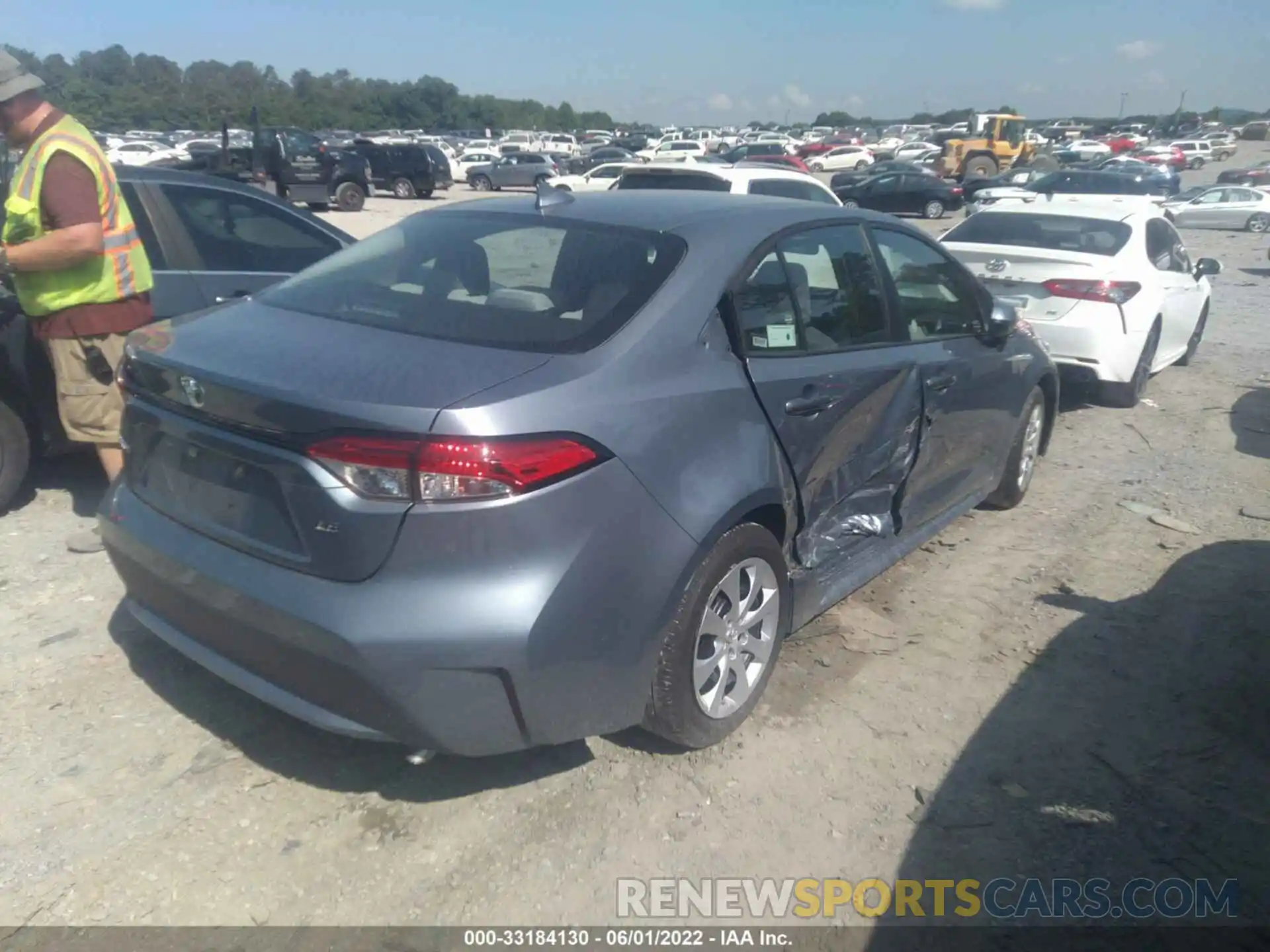 4 Photograph of a damaged car 5YFEPMAE7MP242184 TOYOTA COROLLA 2021