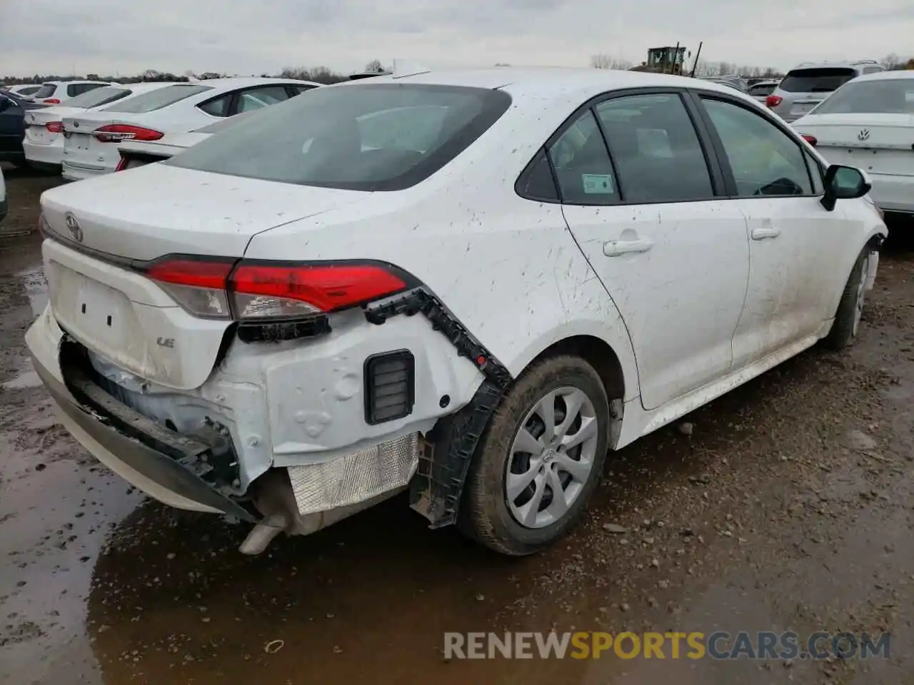 4 Photograph of a damaged car 5YFEPMAE7MP242458 TOYOTA COROLLA 2021