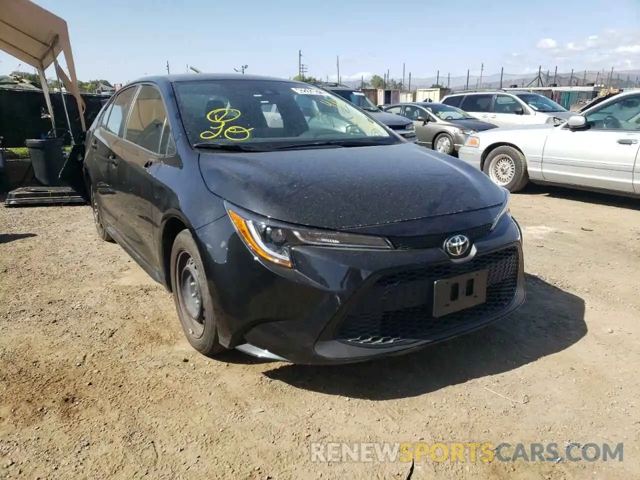 1 Photograph of a damaged car 5YFEPMAE7MP242461 TOYOTA COROLLA 2021