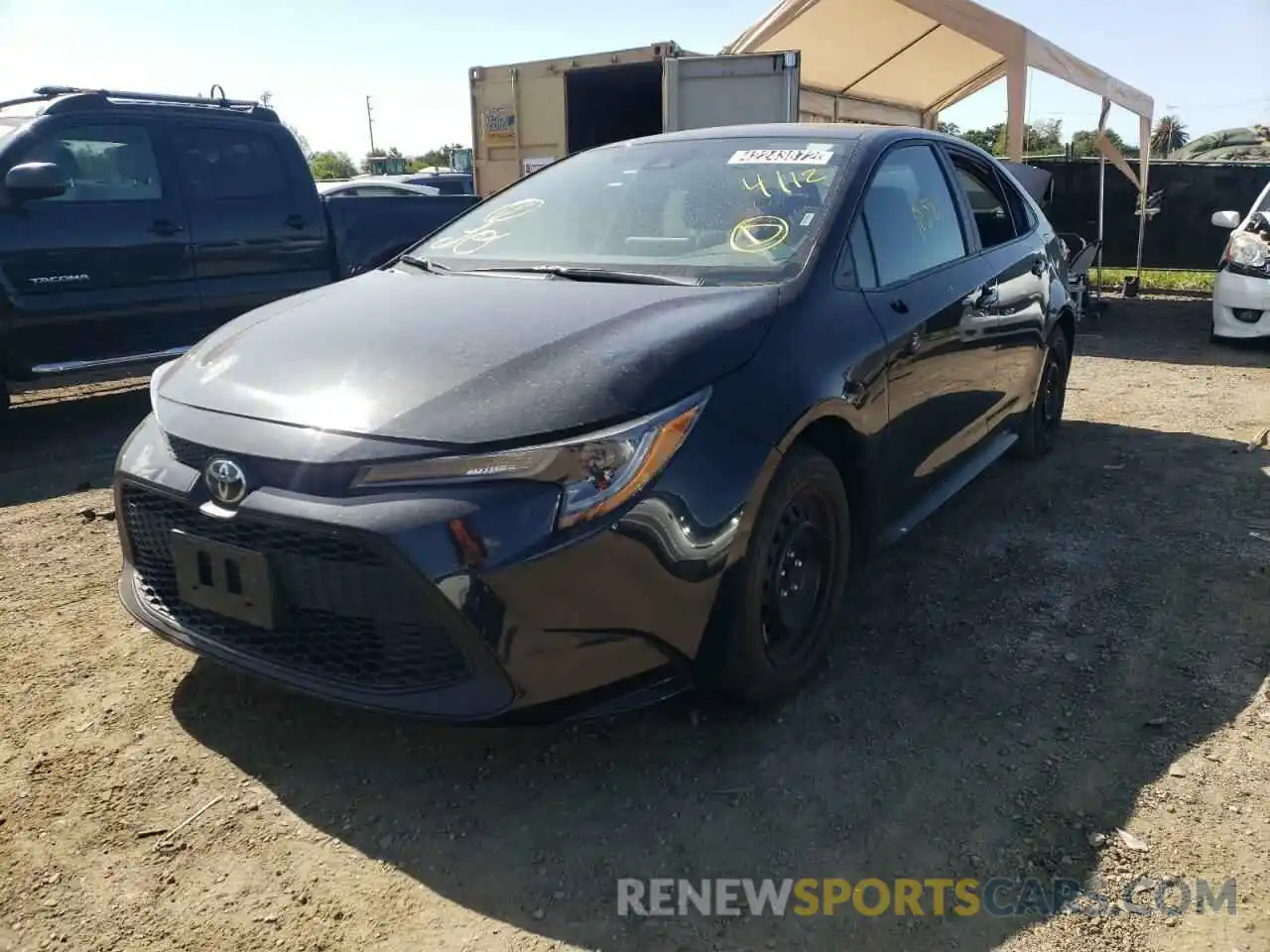 2 Photograph of a damaged car 5YFEPMAE7MP242461 TOYOTA COROLLA 2021