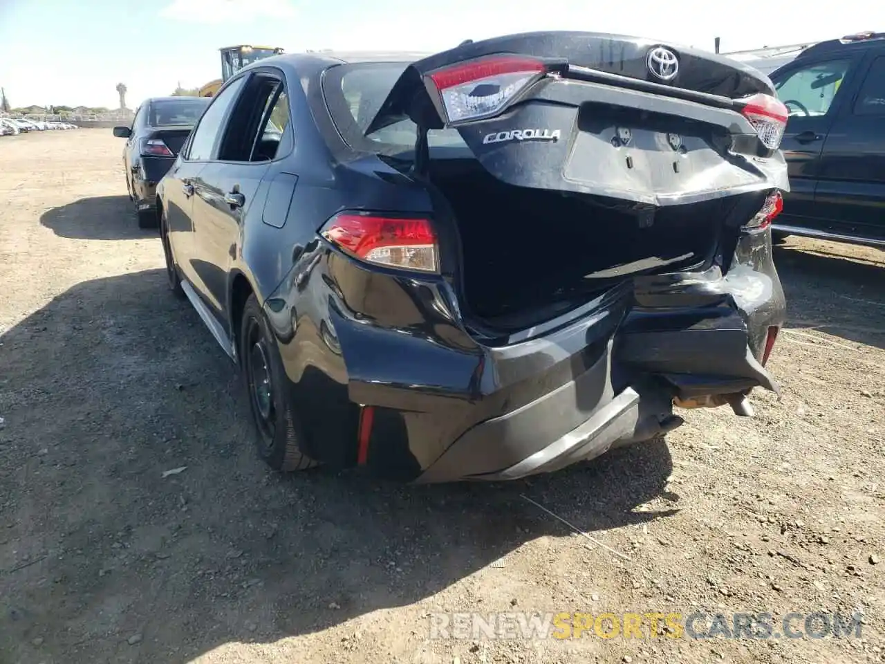 3 Photograph of a damaged car 5YFEPMAE7MP242461 TOYOTA COROLLA 2021