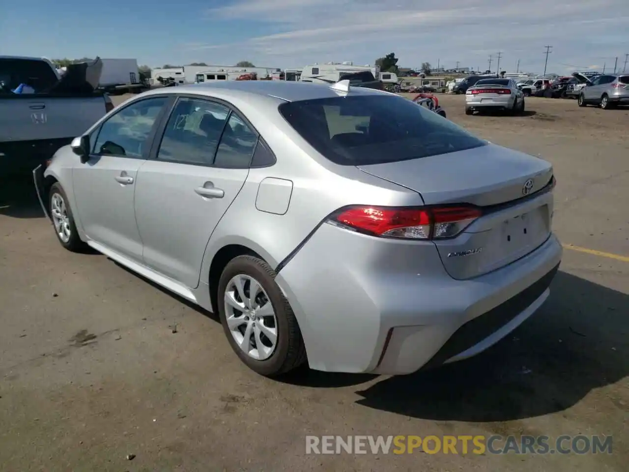 3 Photograph of a damaged car 5YFEPMAE7MP243500 TOYOTA COROLLA 2021