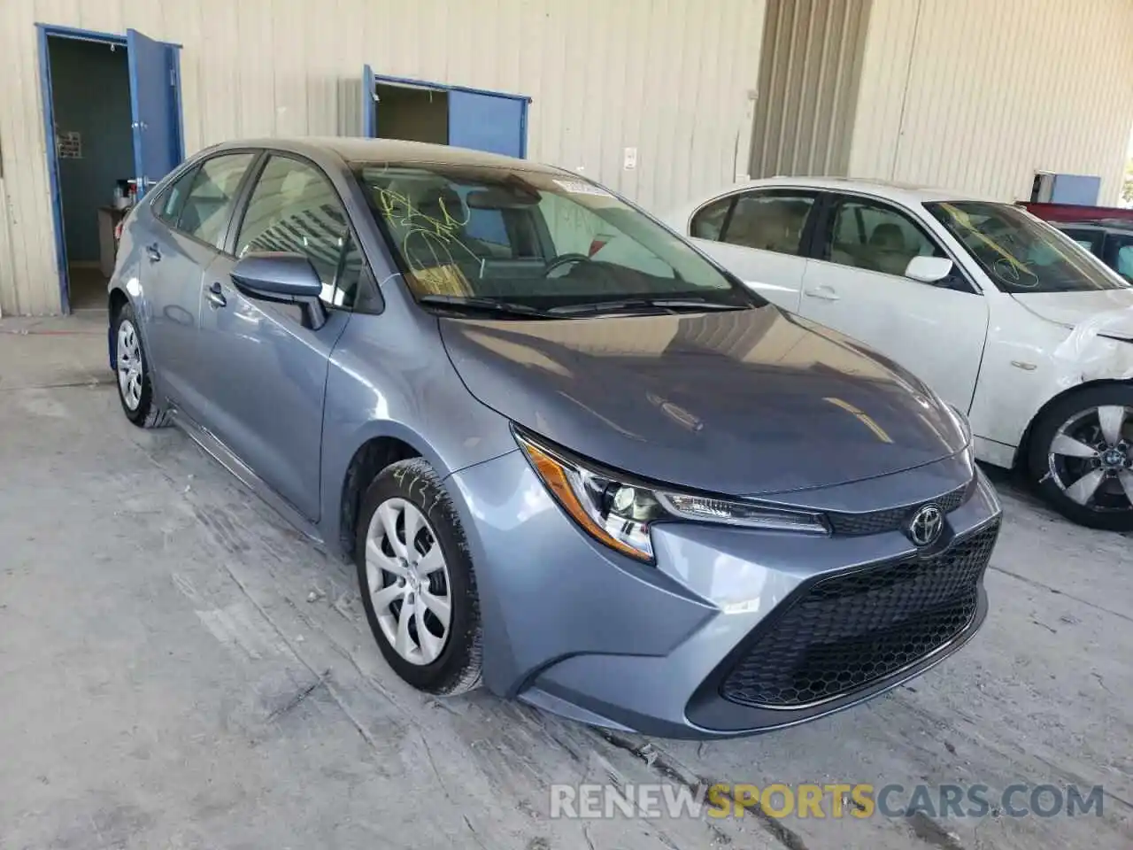 1 Photograph of a damaged car 5YFEPMAE7MP243609 TOYOTA COROLLA 2021