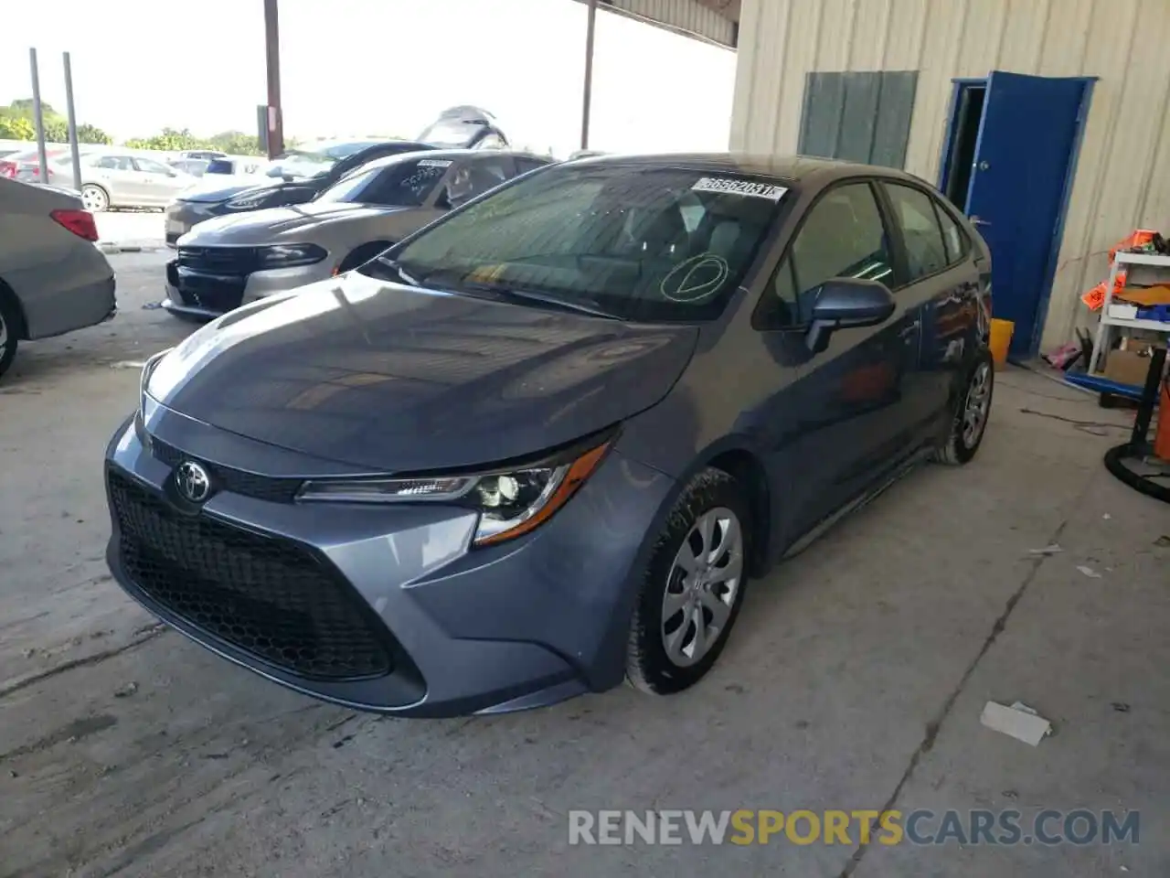 2 Photograph of a damaged car 5YFEPMAE7MP243609 TOYOTA COROLLA 2021