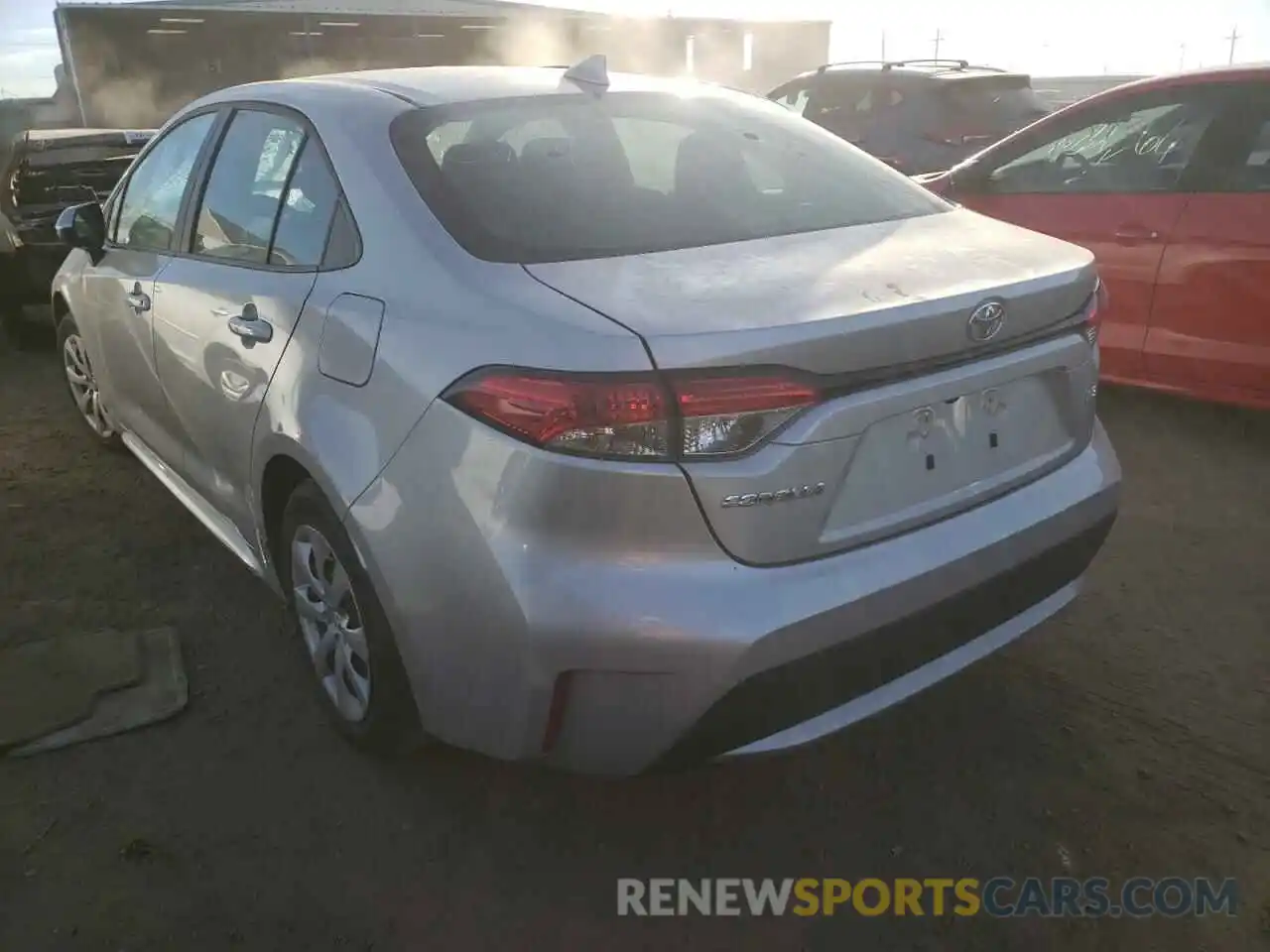 3 Photograph of a damaged car 5YFEPMAE7MP243769 TOYOTA COROLLA 2021