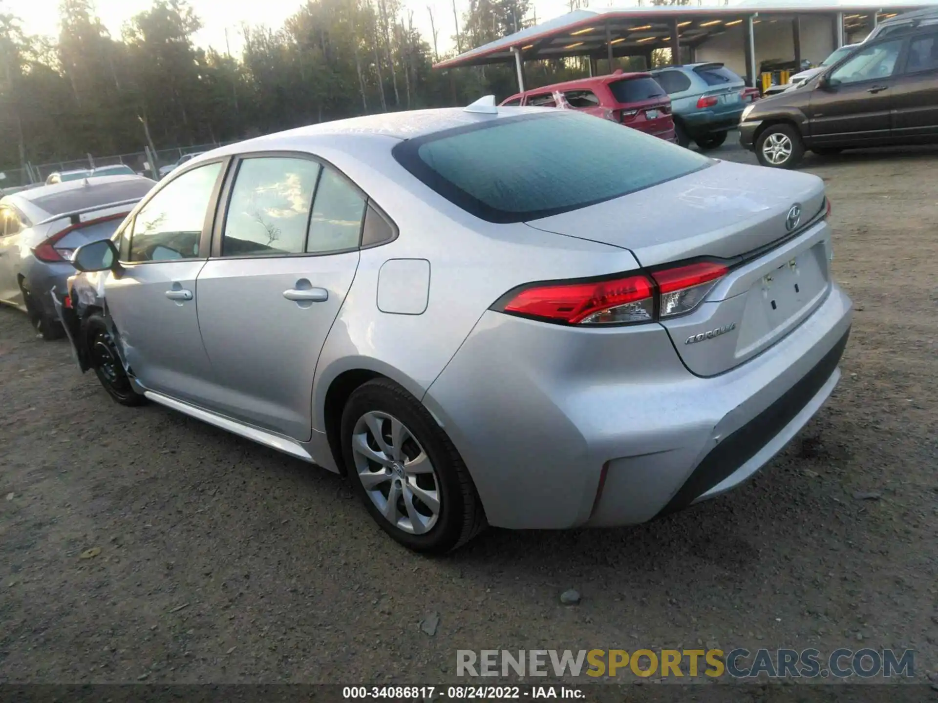 3 Photograph of a damaged car 5YFEPMAE7MP244288 TOYOTA COROLLA 2021