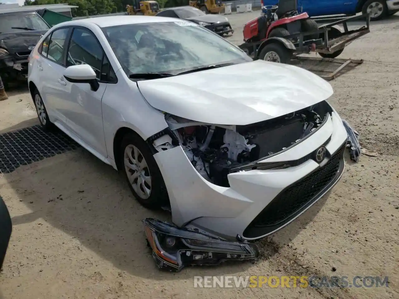 1 Photograph of a damaged car 5YFEPMAE7MP244548 TOYOTA COROLLA 2021