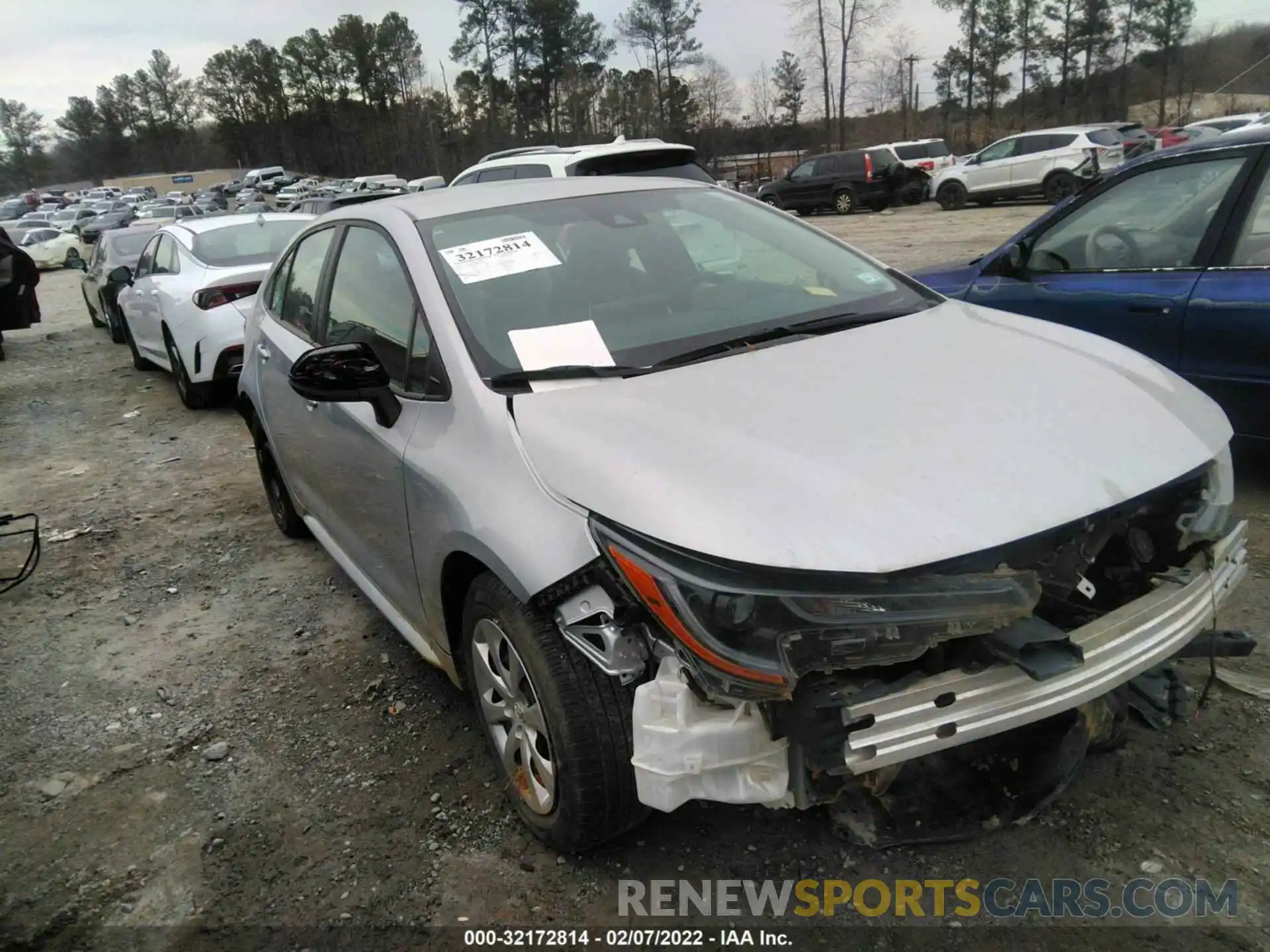 1 Photograph of a damaged car 5YFEPMAE7MP244887 TOYOTA COROLLA 2021