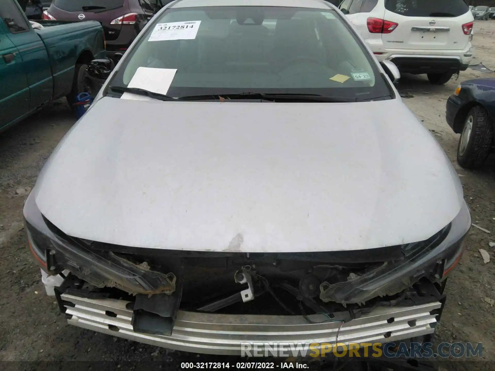 10 Photograph of a damaged car 5YFEPMAE7MP244887 TOYOTA COROLLA 2021