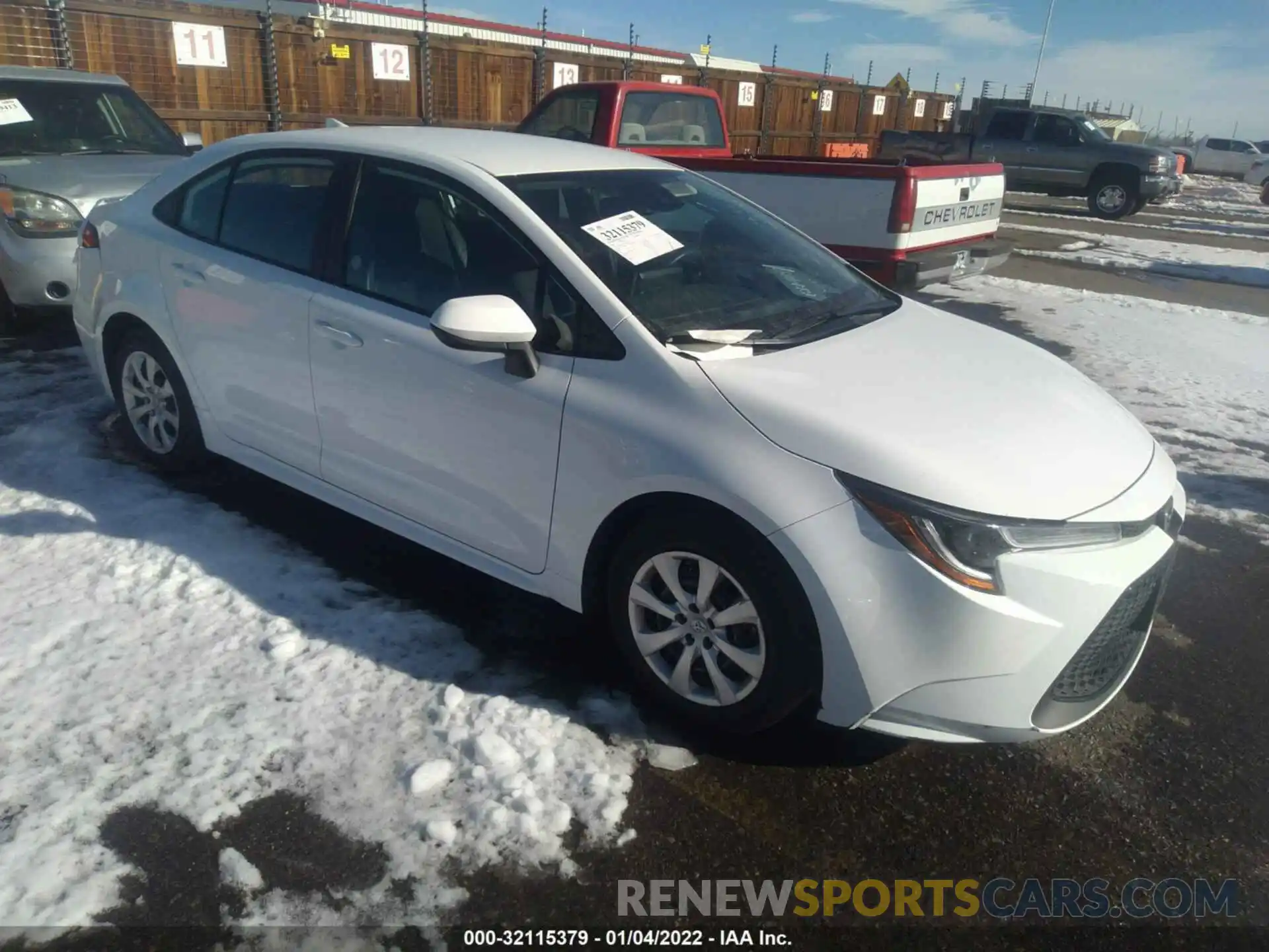 1 Photograph of a damaged car 5YFEPMAE7MP247207 TOYOTA COROLLA 2021