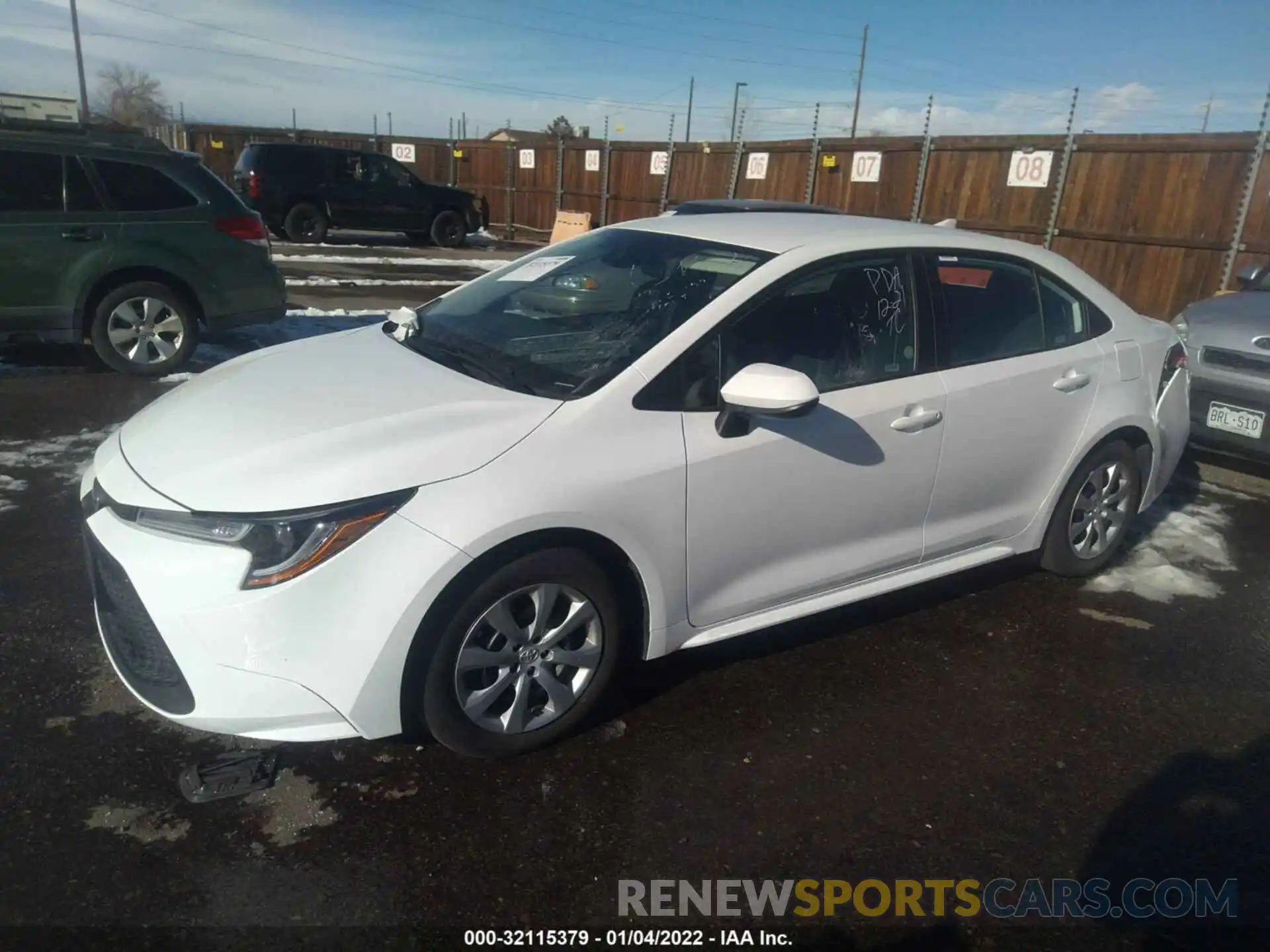 2 Photograph of a damaged car 5YFEPMAE7MP247207 TOYOTA COROLLA 2021