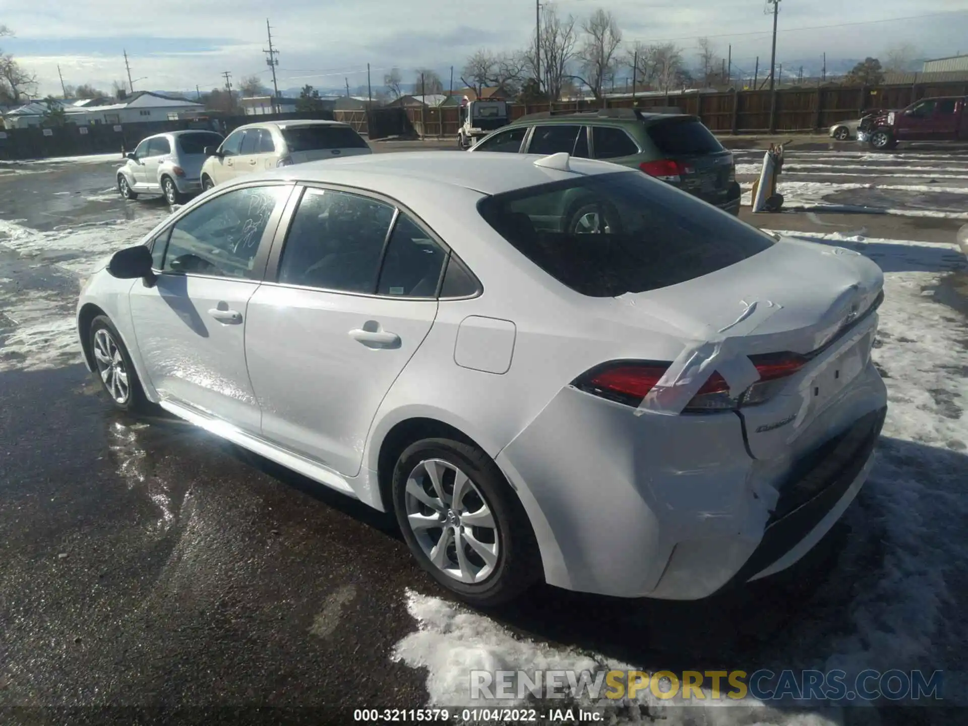 3 Photograph of a damaged car 5YFEPMAE7MP247207 TOYOTA COROLLA 2021