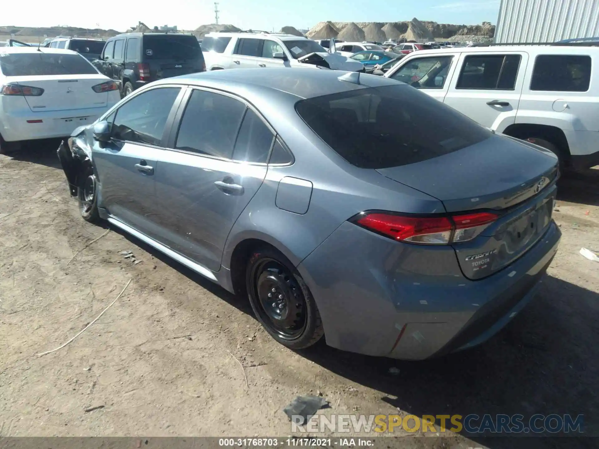 3 Photograph of a damaged car 5YFEPMAE7MP248390 TOYOTA COROLLA 2021