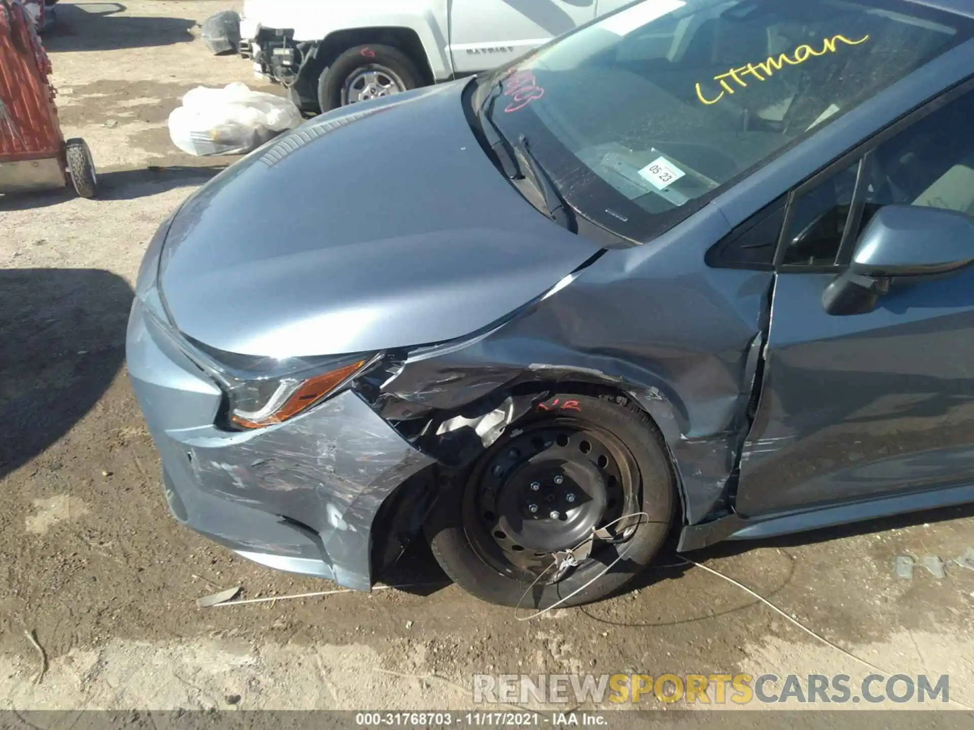 6 Photograph of a damaged car 5YFEPMAE7MP248390 TOYOTA COROLLA 2021