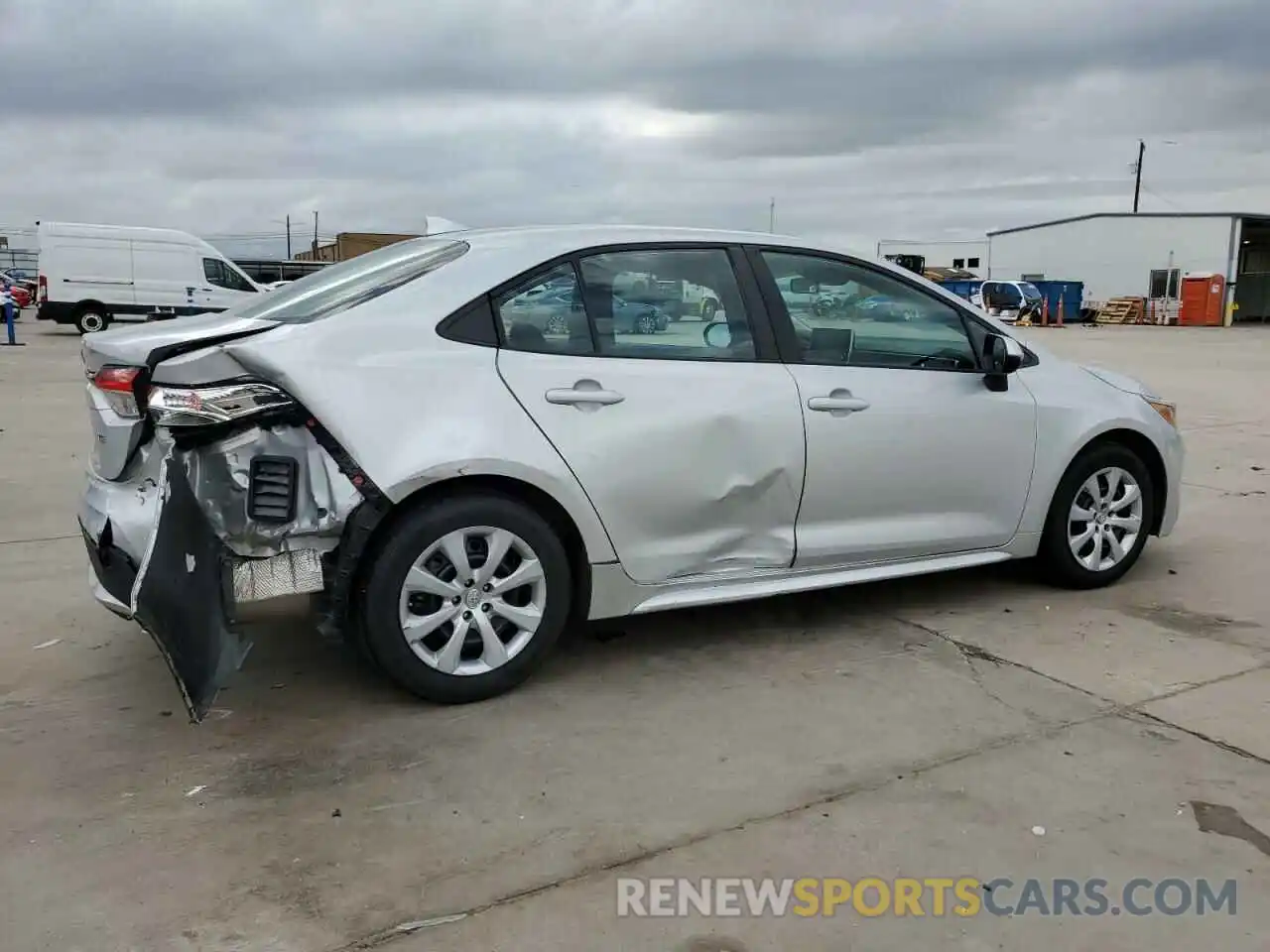 3 Photograph of a damaged car 5YFEPMAE7MP249703 TOYOTA COROLLA 2021