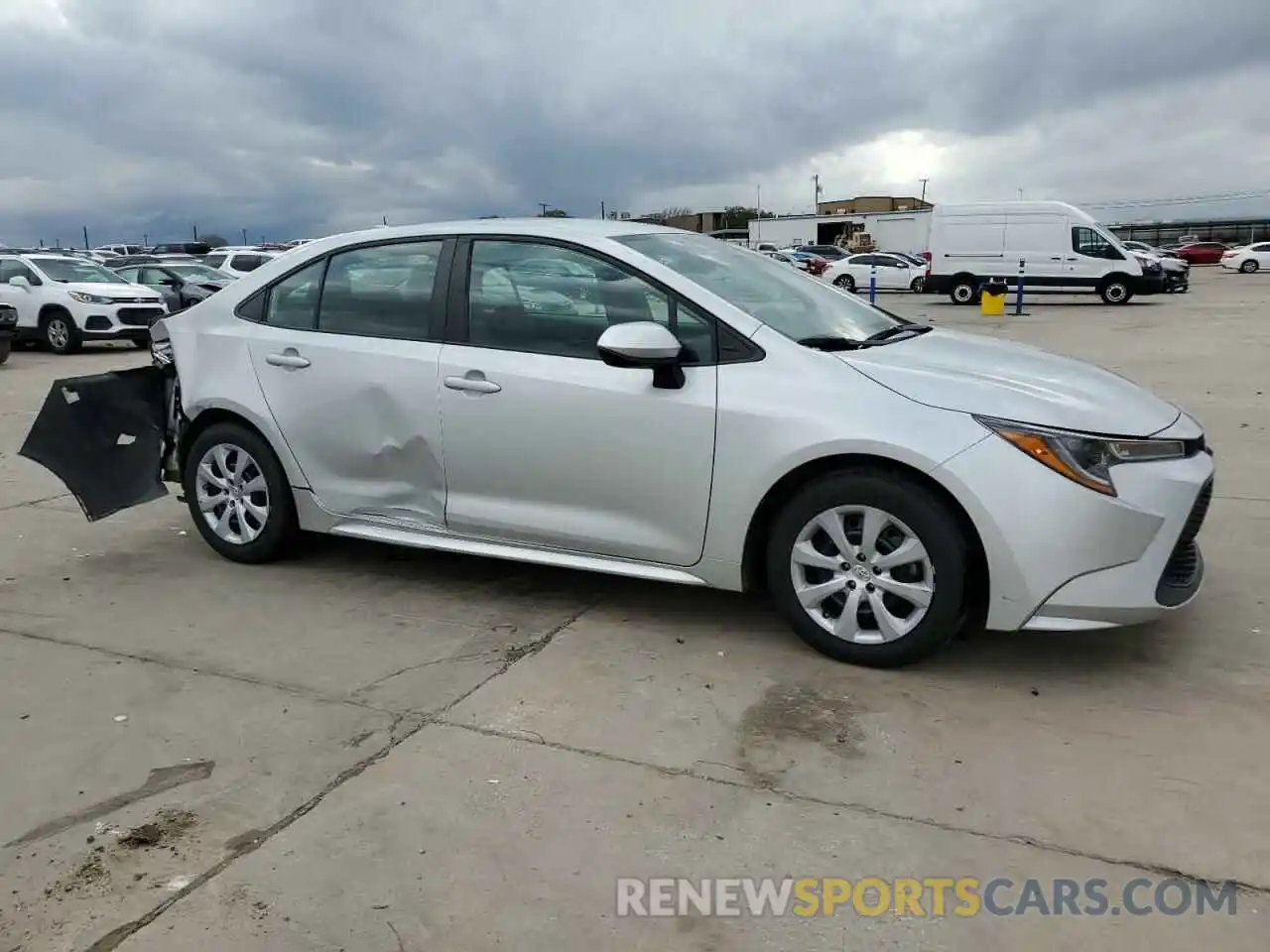 4 Photograph of a damaged car 5YFEPMAE7MP249703 TOYOTA COROLLA 2021