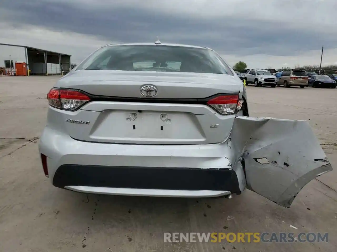 6 Photograph of a damaged car 5YFEPMAE7MP249703 TOYOTA COROLLA 2021