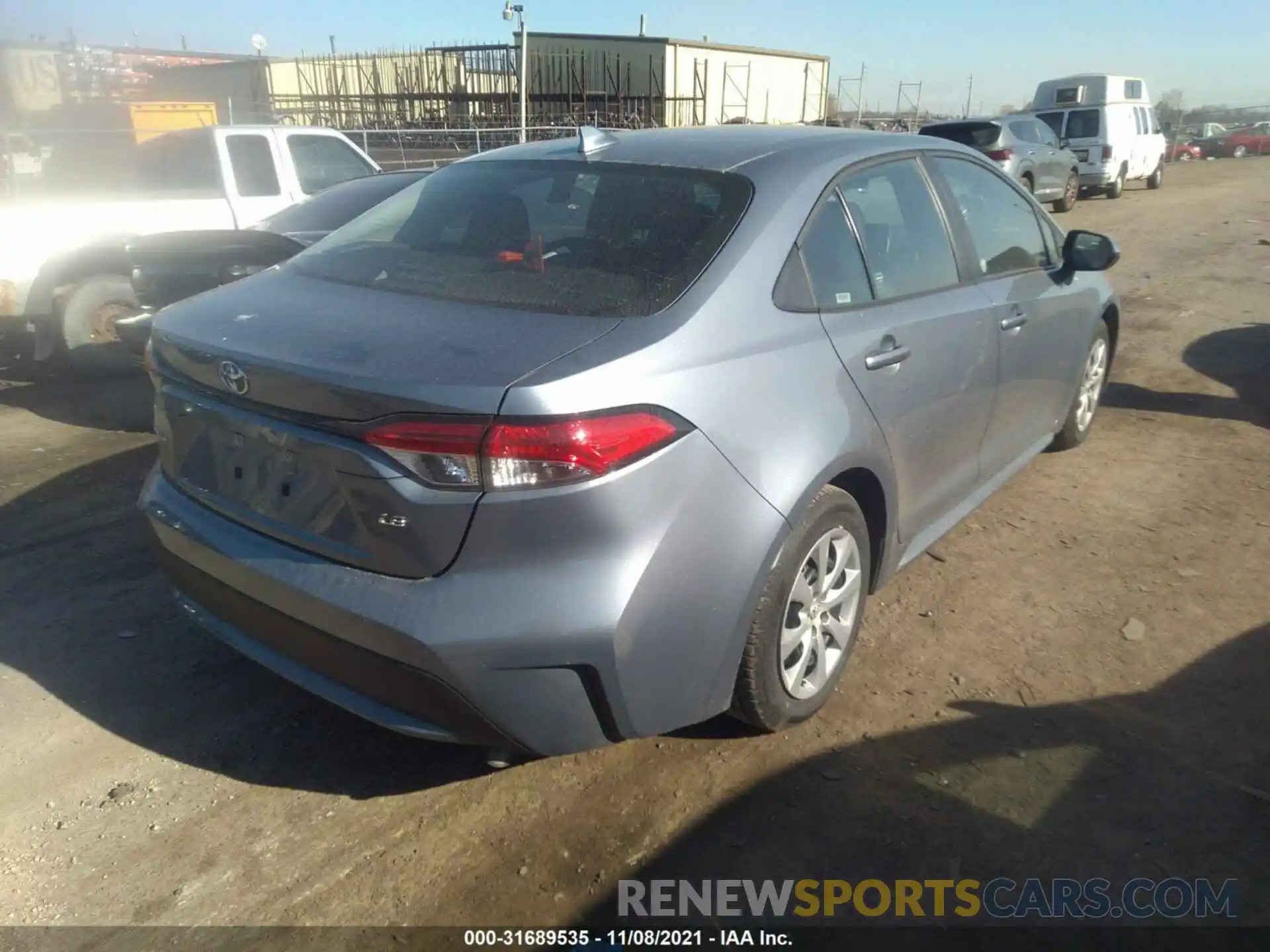 4 Photograph of a damaged car 5YFEPMAE7MP249796 TOYOTA COROLLA 2021