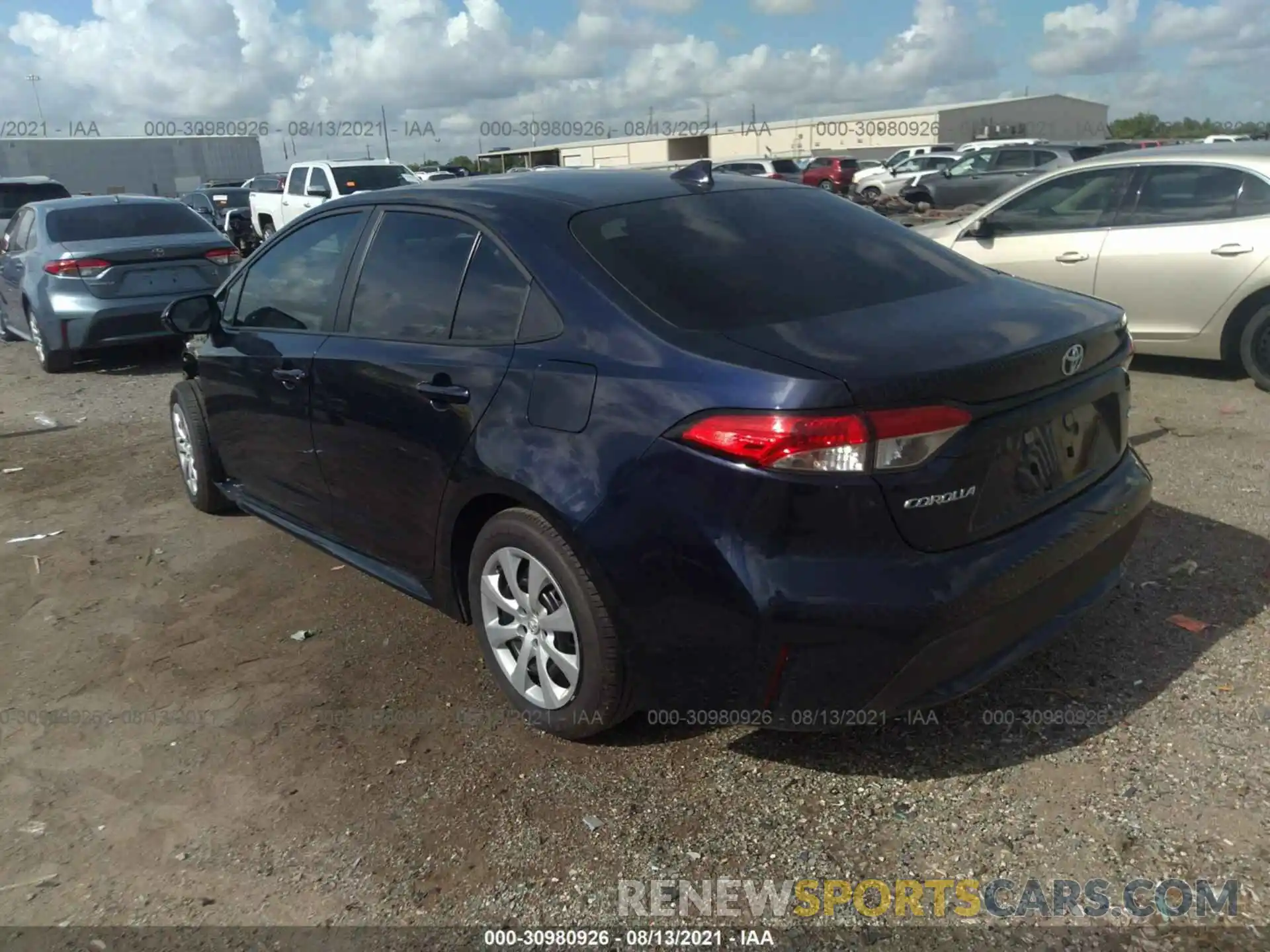 3 Photograph of a damaged car 5YFEPMAE7MP250155 TOYOTA COROLLA 2021