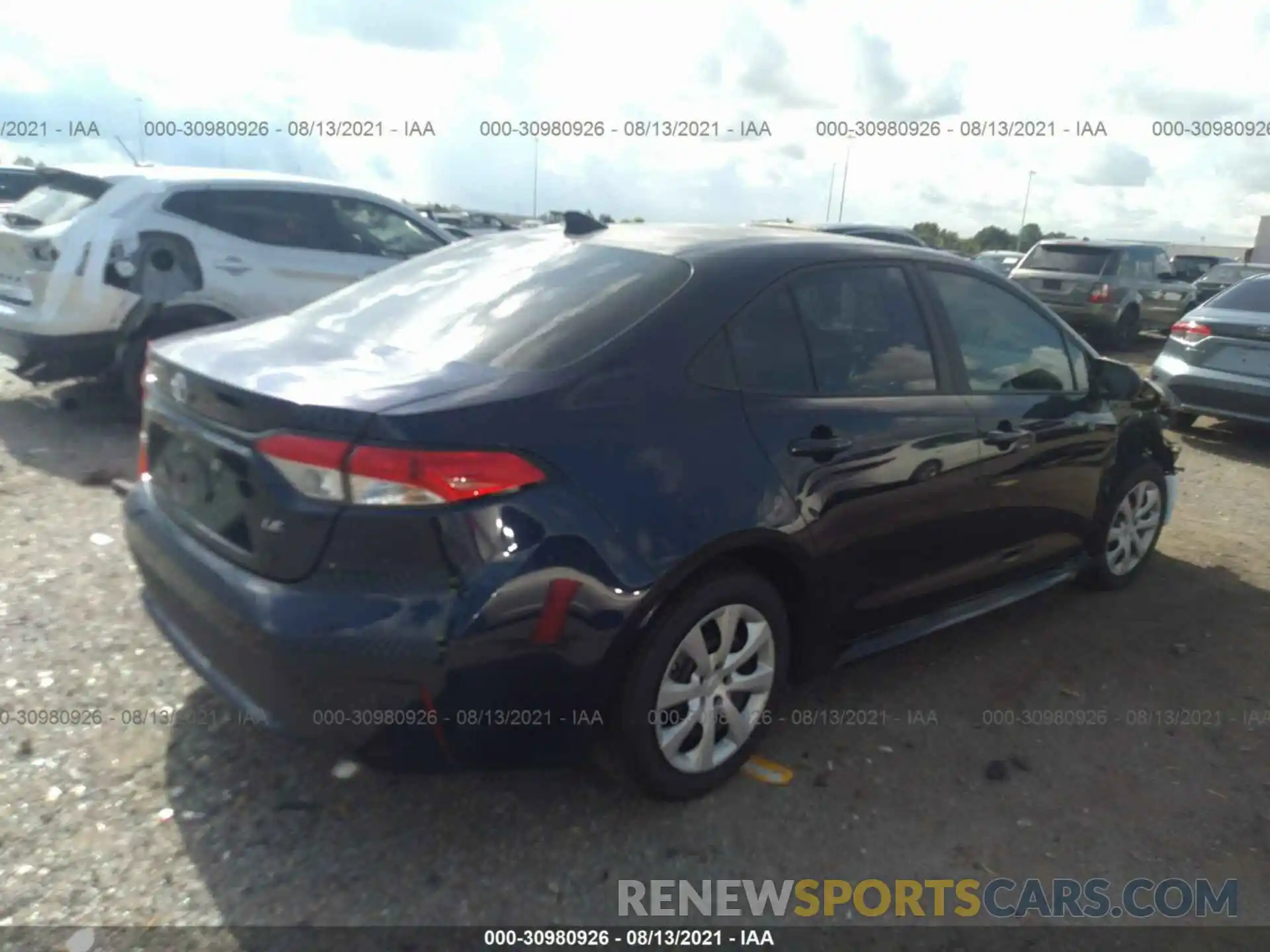 4 Photograph of a damaged car 5YFEPMAE7MP250155 TOYOTA COROLLA 2021