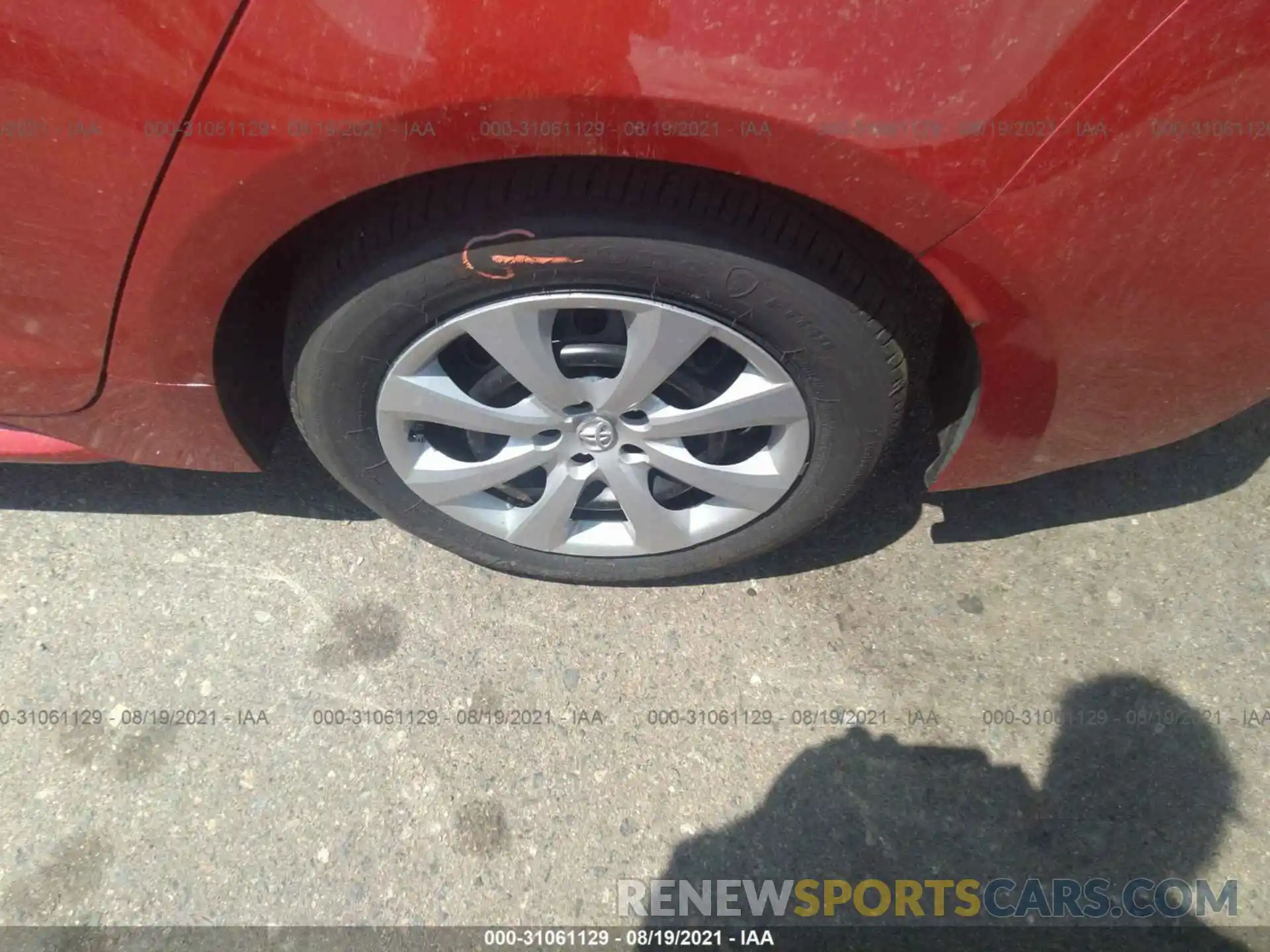 14 Photograph of a damaged car 5YFEPMAE7MP251516 TOYOTA COROLLA 2021