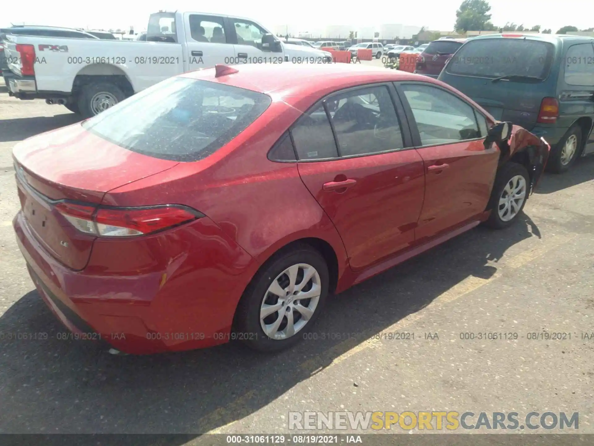 4 Photograph of a damaged car 5YFEPMAE7MP251516 TOYOTA COROLLA 2021