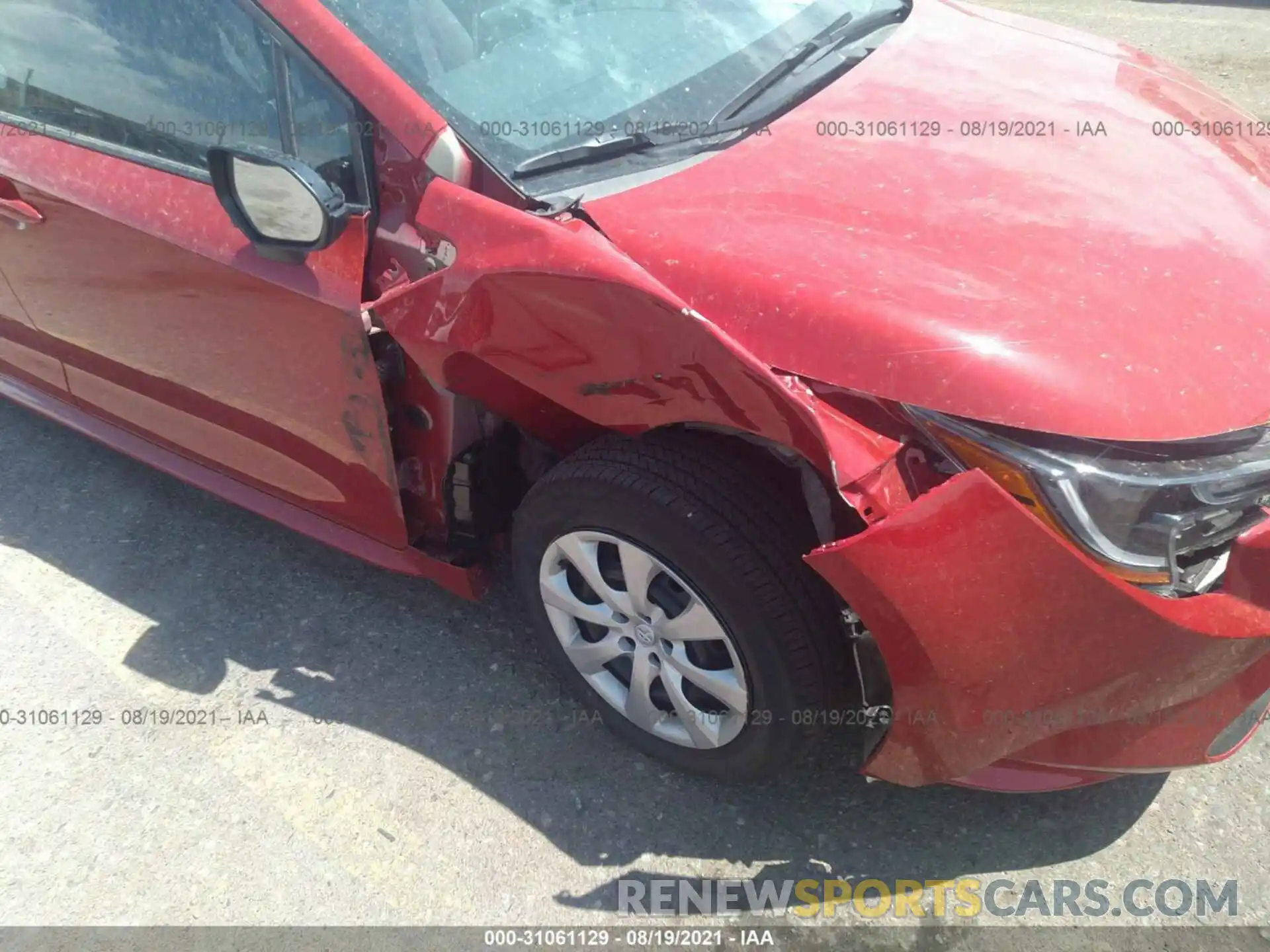 6 Photograph of a damaged car 5YFEPMAE7MP251516 TOYOTA COROLLA 2021