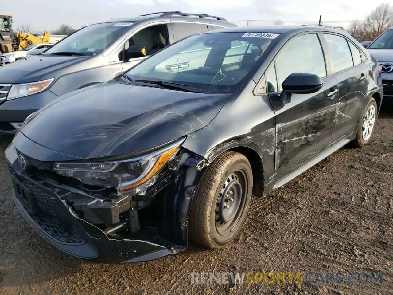 2 Photograph of a damaged car 5YFEPMAE7MP251936 TOYOTA COROLLA 2021