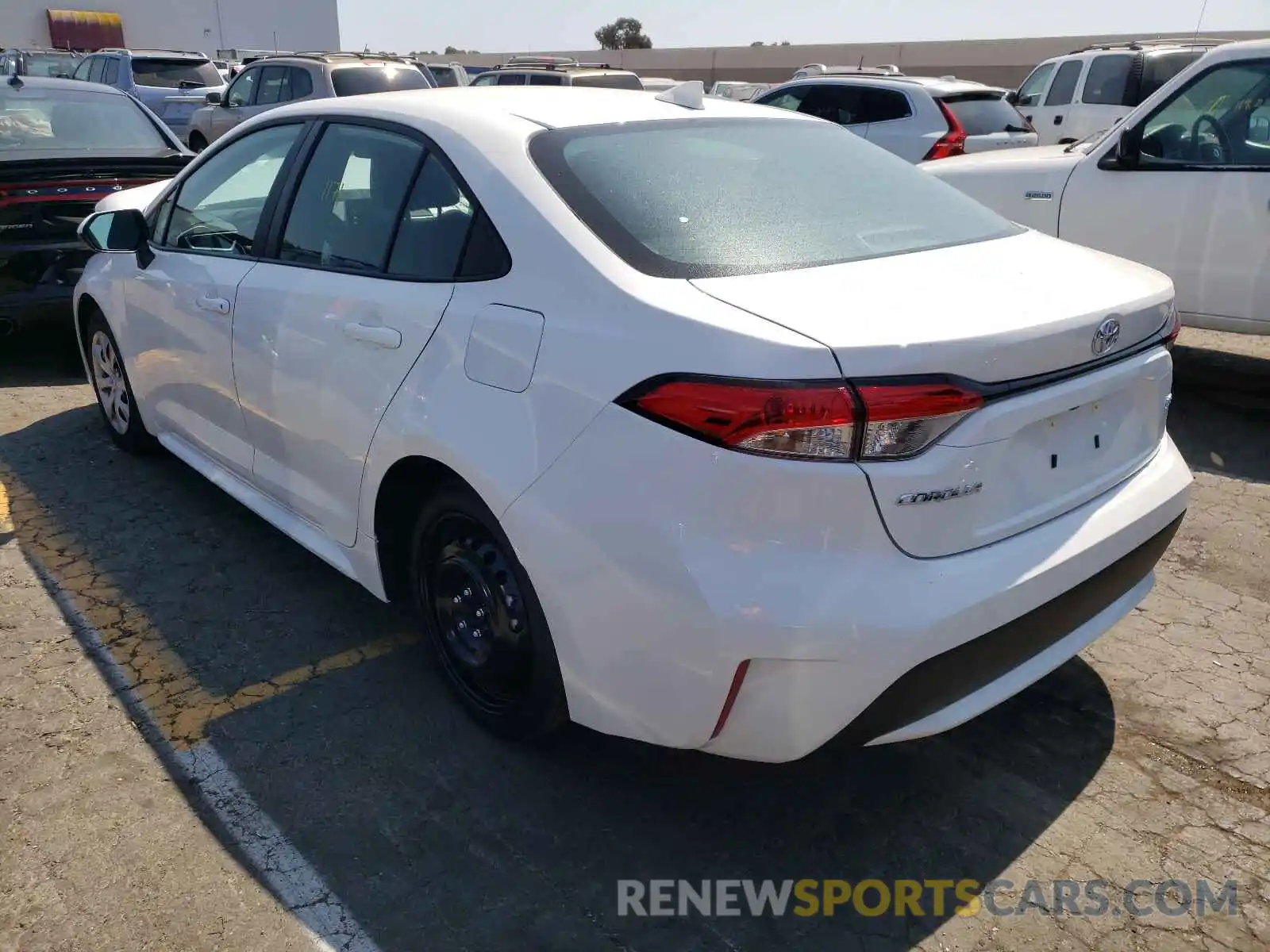 3 Photograph of a damaged car 5YFEPMAE7MP252584 TOYOTA COROLLA 2021