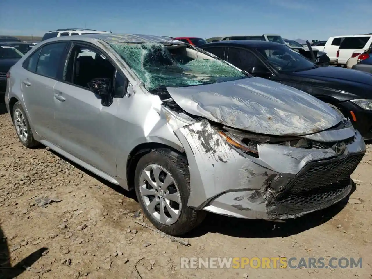 1 Photograph of a damaged car 5YFEPMAE7MP254111 TOYOTA COROLLA 2021