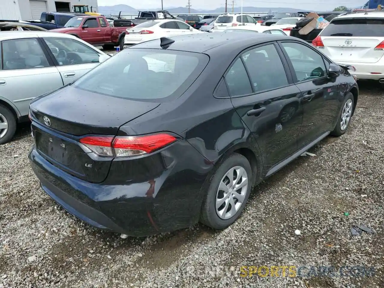 4 Photograph of a damaged car 5YFEPMAE7MP254206 TOYOTA COROLLA 2021