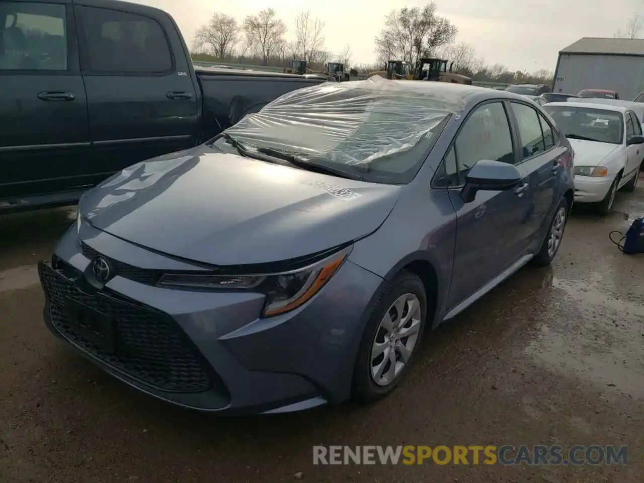 1 Photograph of a damaged car 5YFEPMAE7MP254903 TOYOTA COROLLA 2021