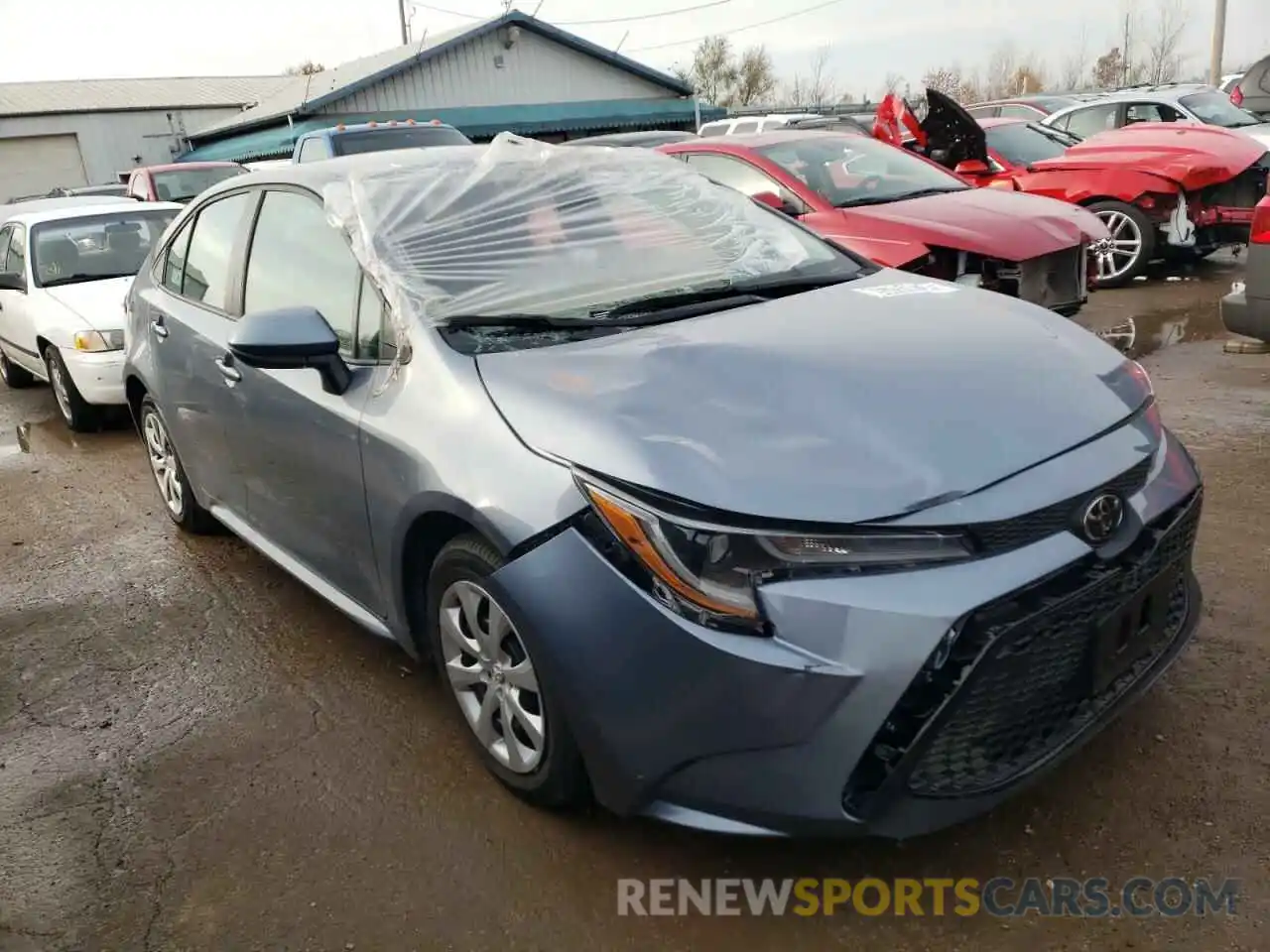 4 Photograph of a damaged car 5YFEPMAE7MP254903 TOYOTA COROLLA 2021