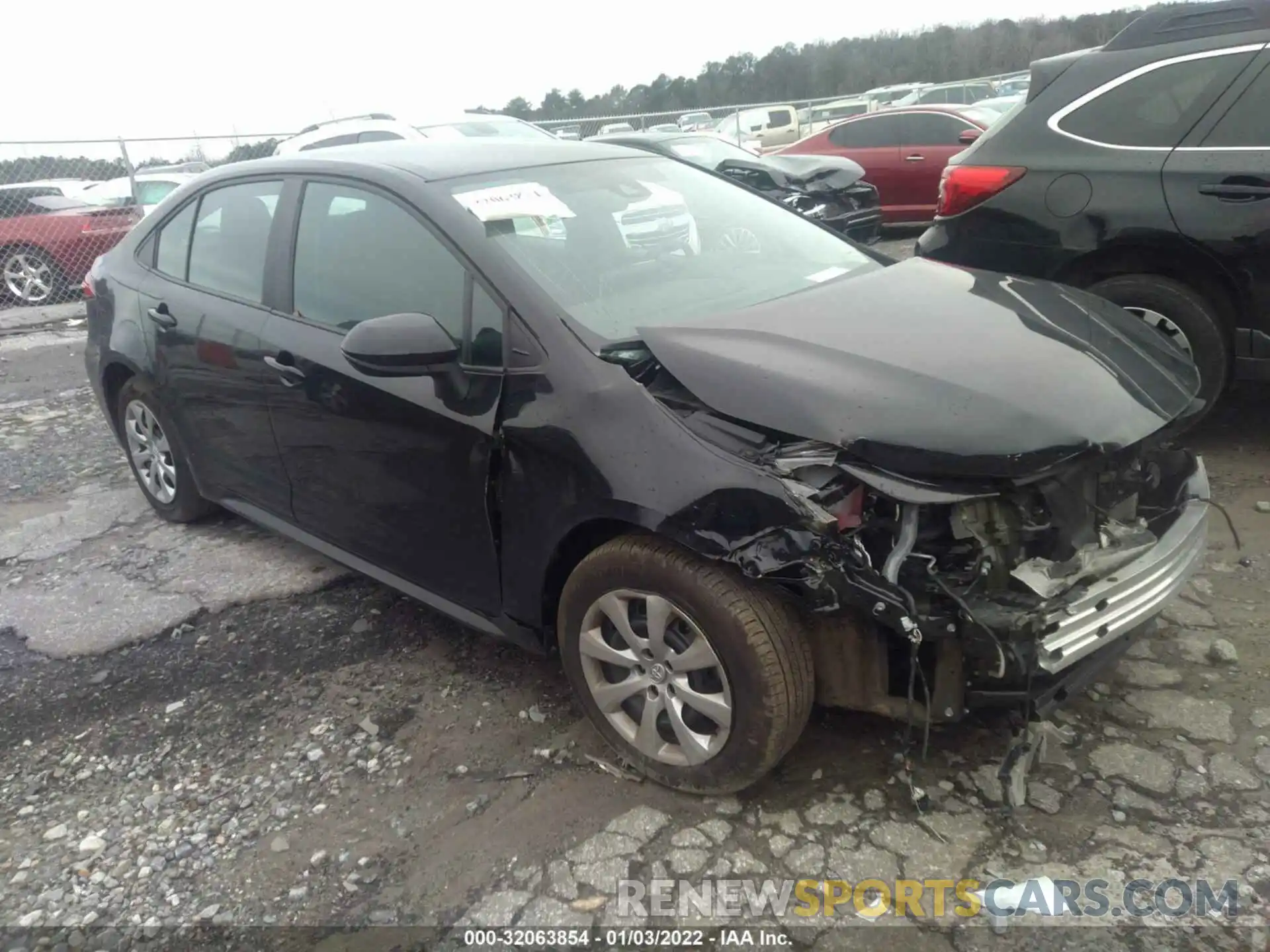 1 Photograph of a damaged car 5YFEPMAE7MP255145 TOYOTA COROLLA 2021