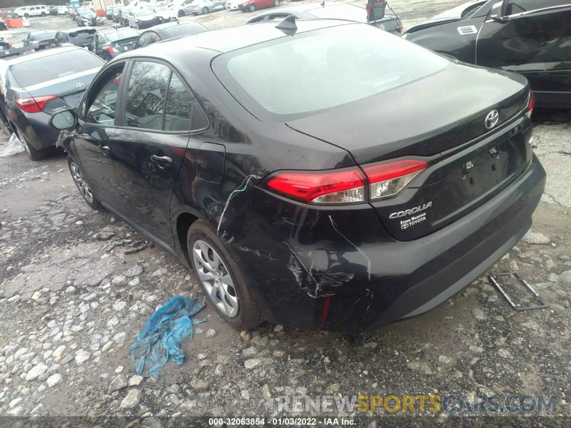 3 Photograph of a damaged car 5YFEPMAE7MP255145 TOYOTA COROLLA 2021