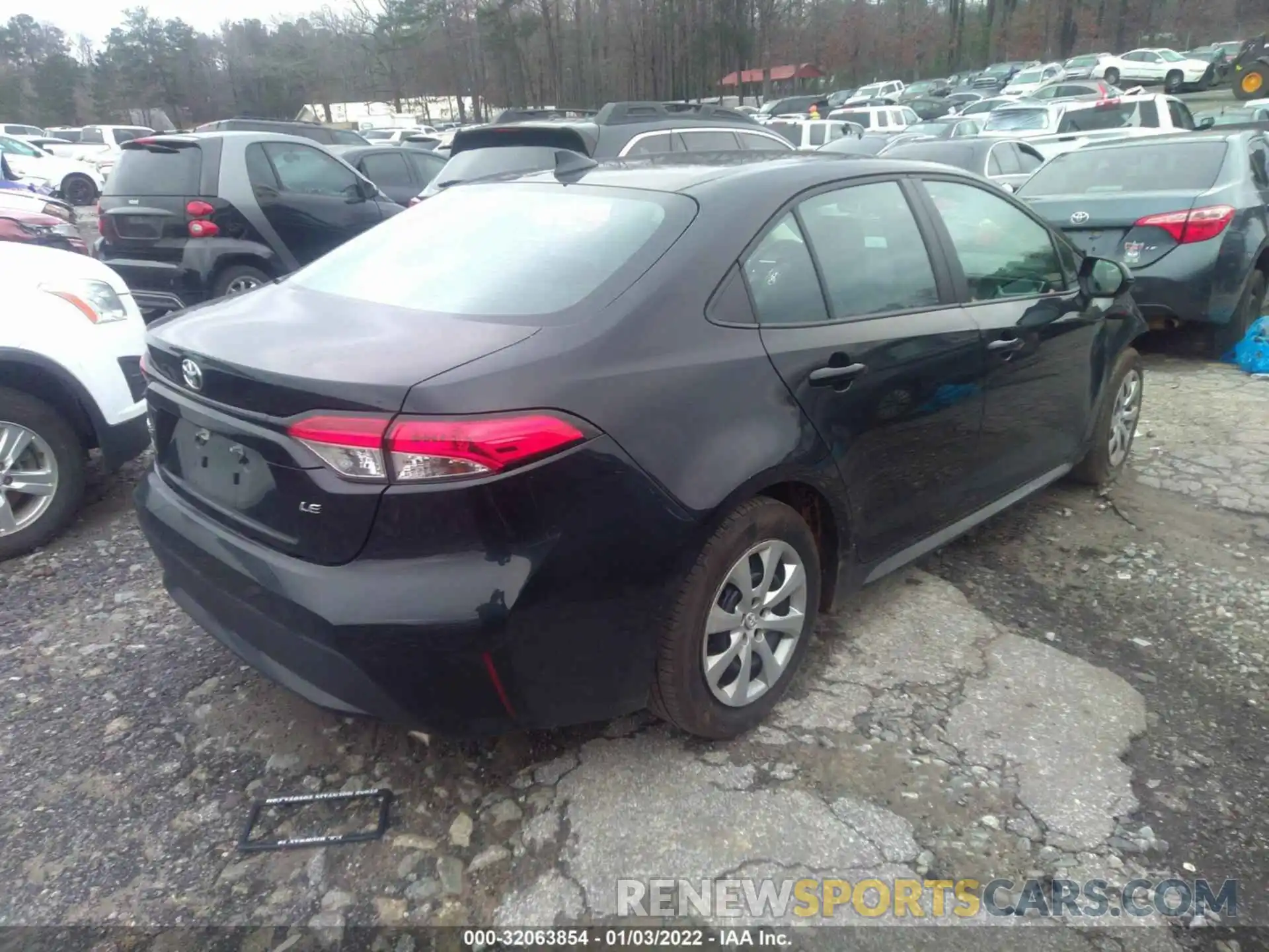 4 Photograph of a damaged car 5YFEPMAE7MP255145 TOYOTA COROLLA 2021