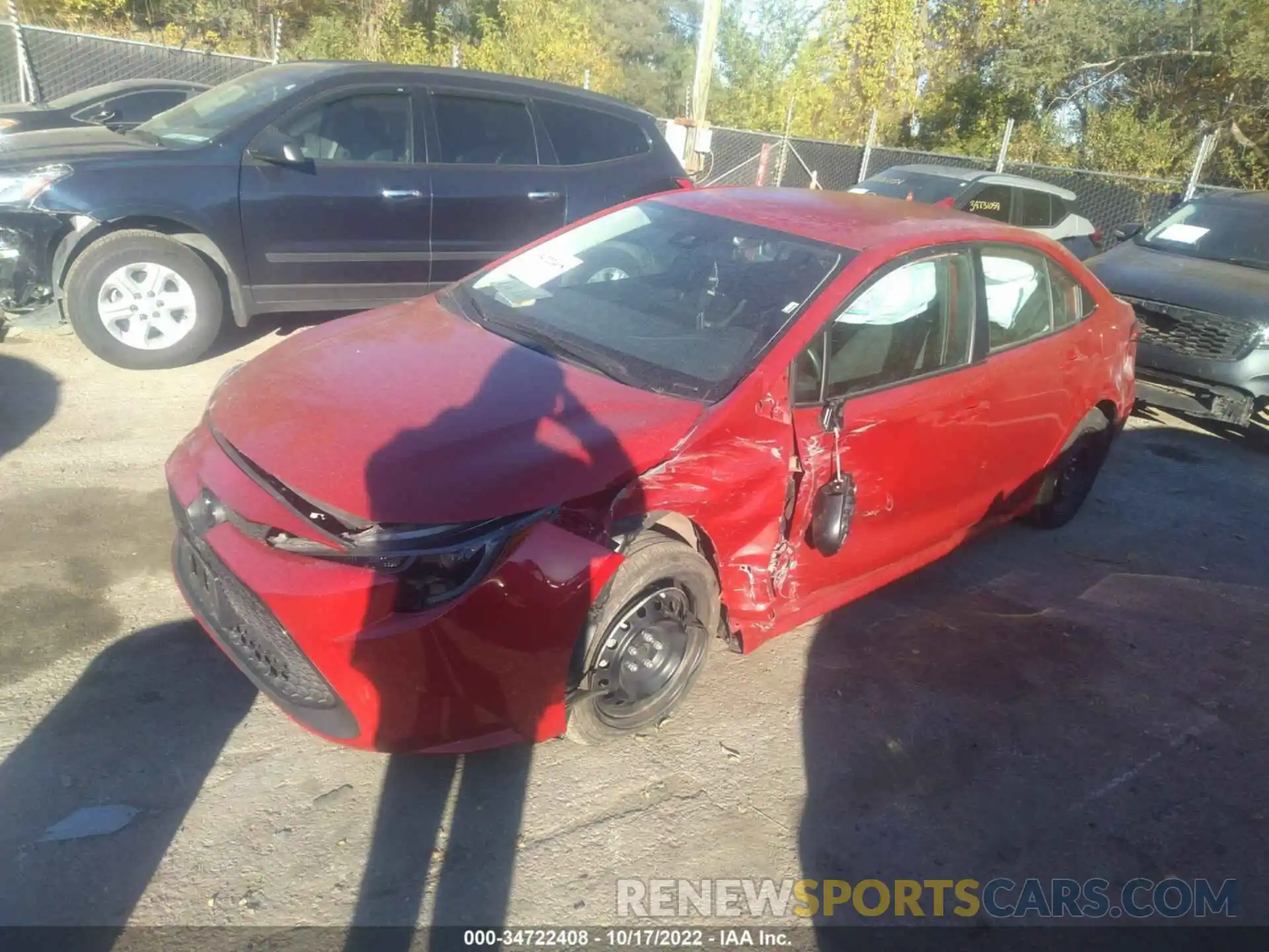 2 Photograph of a damaged car 5YFEPMAE7MP255758 TOYOTA COROLLA 2021