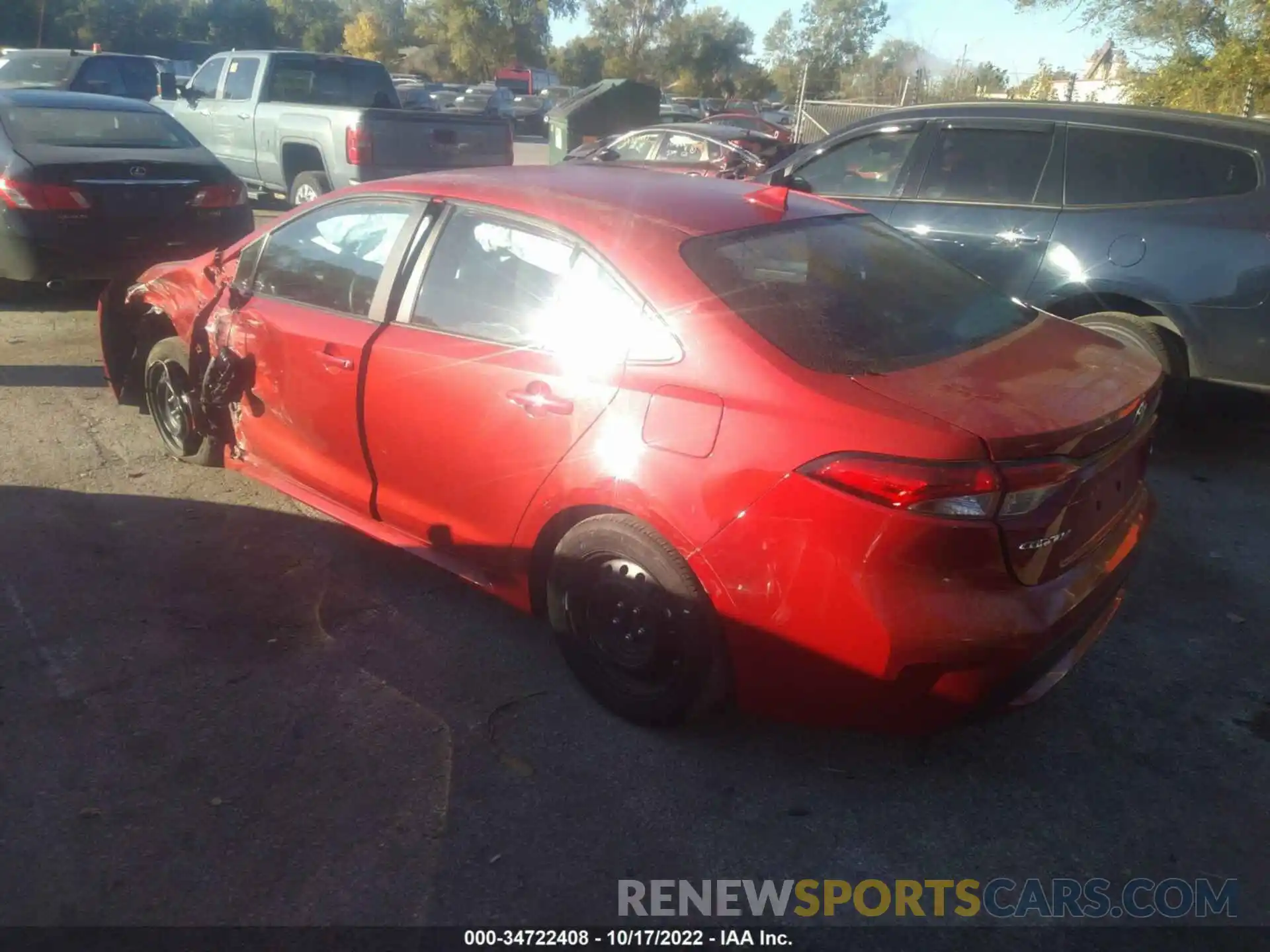 3 Photograph of a damaged car 5YFEPMAE7MP255758 TOYOTA COROLLA 2021